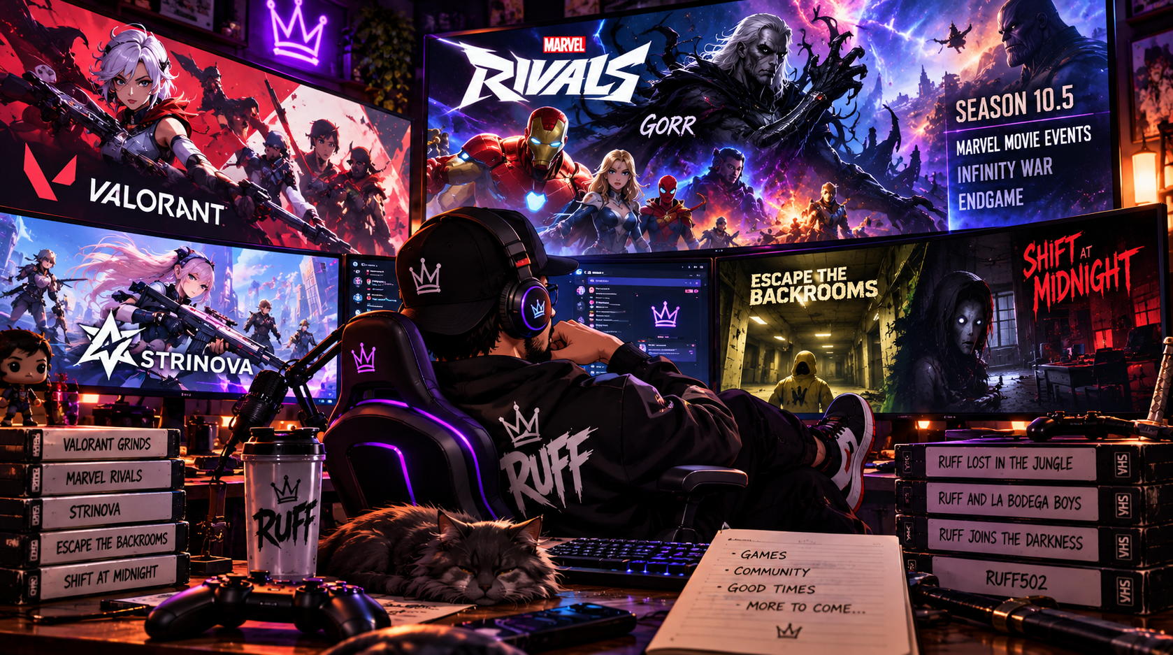 Life Lately with Ruff Professional: Competitive Chaos, Superheroes, and Screaming in the Dark