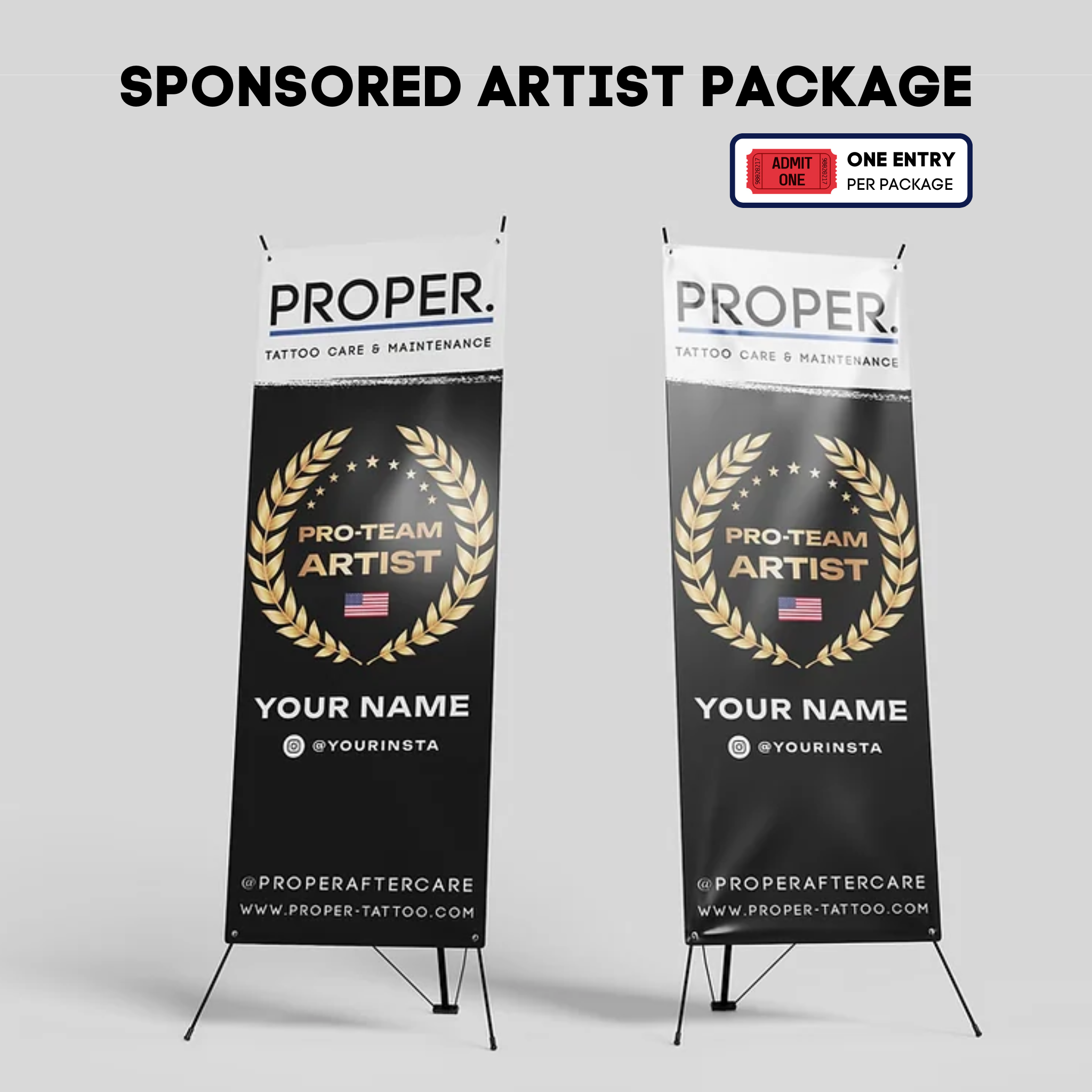 Sponsored Artist Package