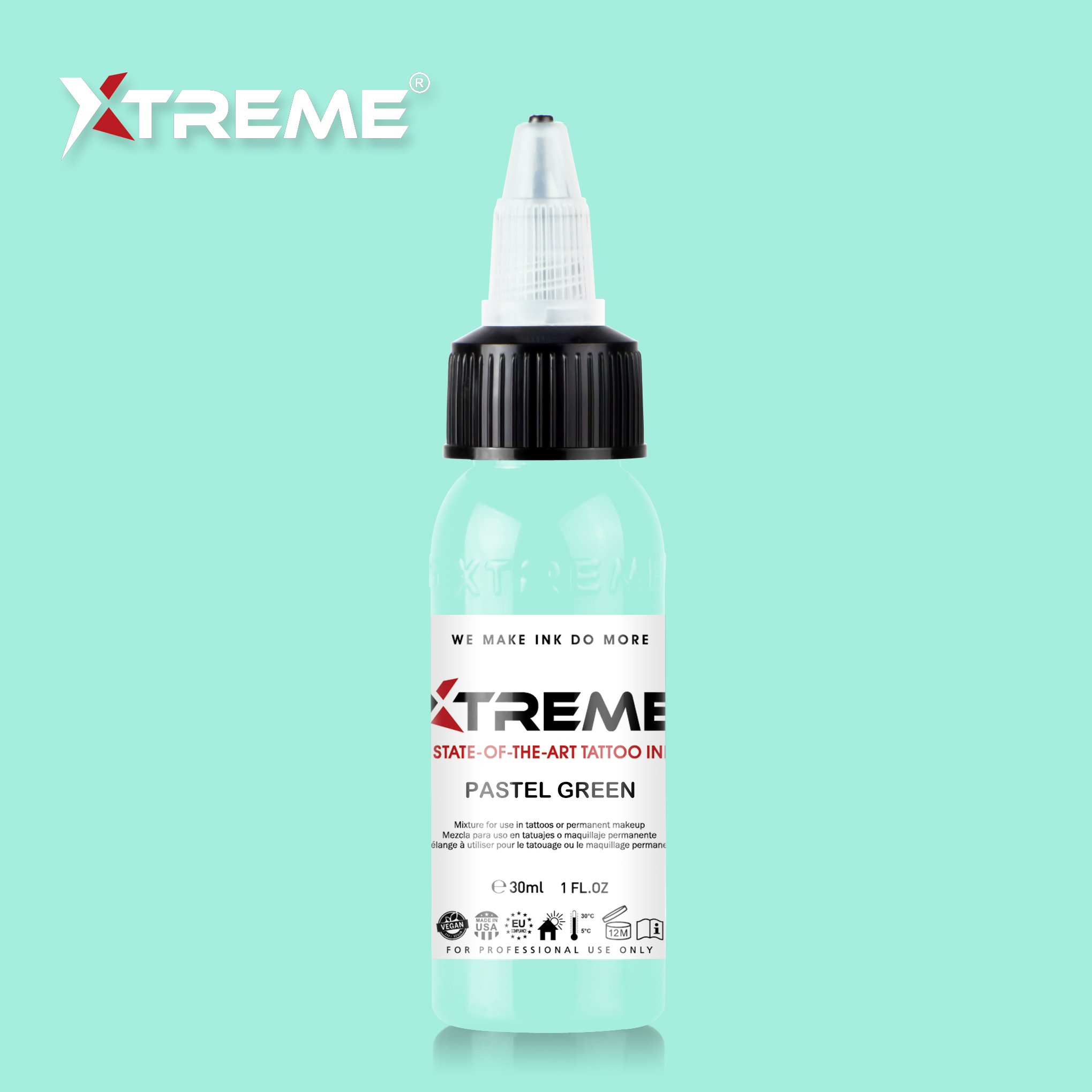 PASTEL GREEN TATTOO INK