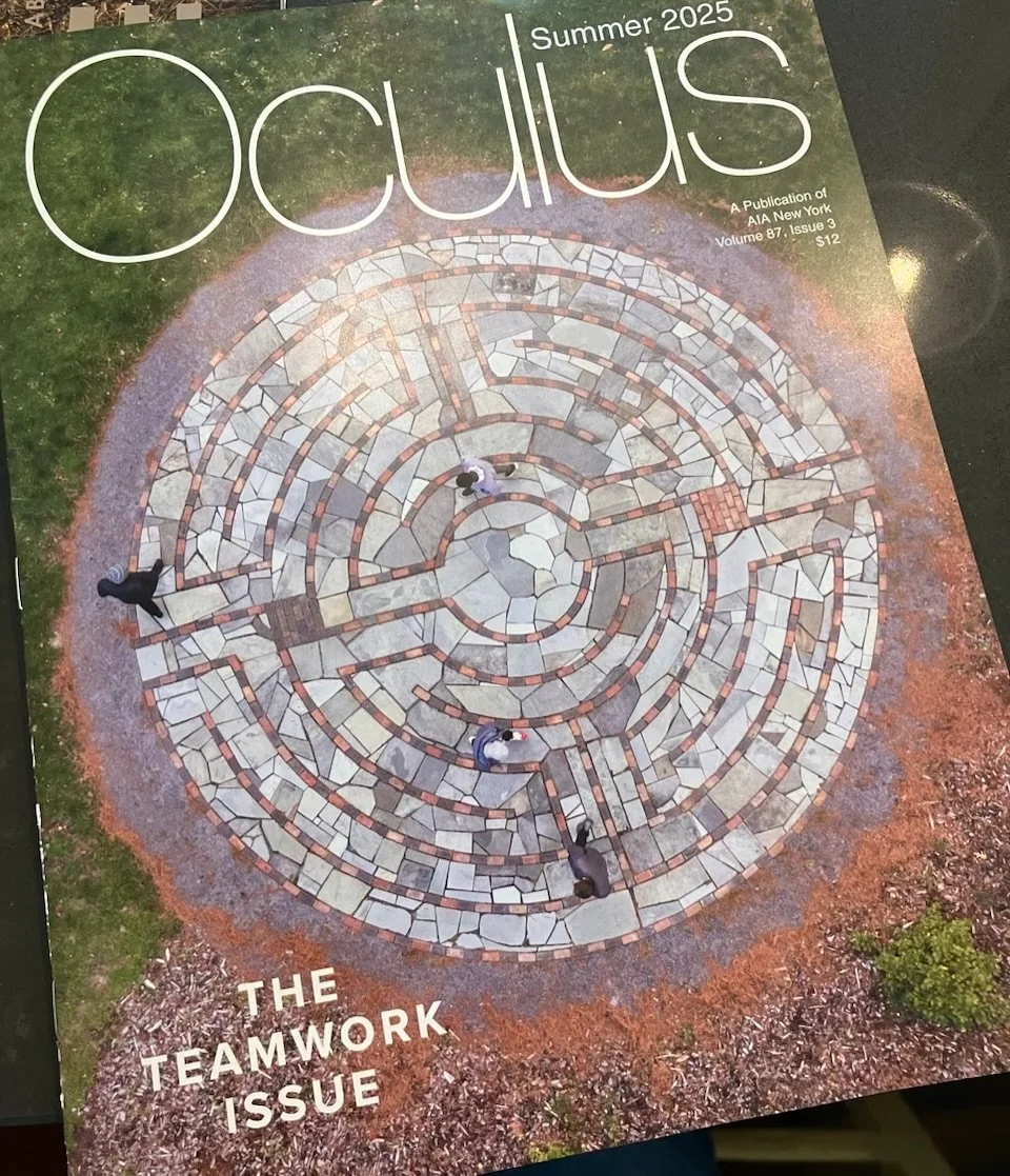 &ldquo;As you start to walk on the way, the way appears&rdquo; -Rumi. Nice to see our work featured in this summer&rsquo;s edition of Oculus. This labyrinth we built in 2022 was part of a larger installation we led at Vassar&rsquo;s Center for Religi
