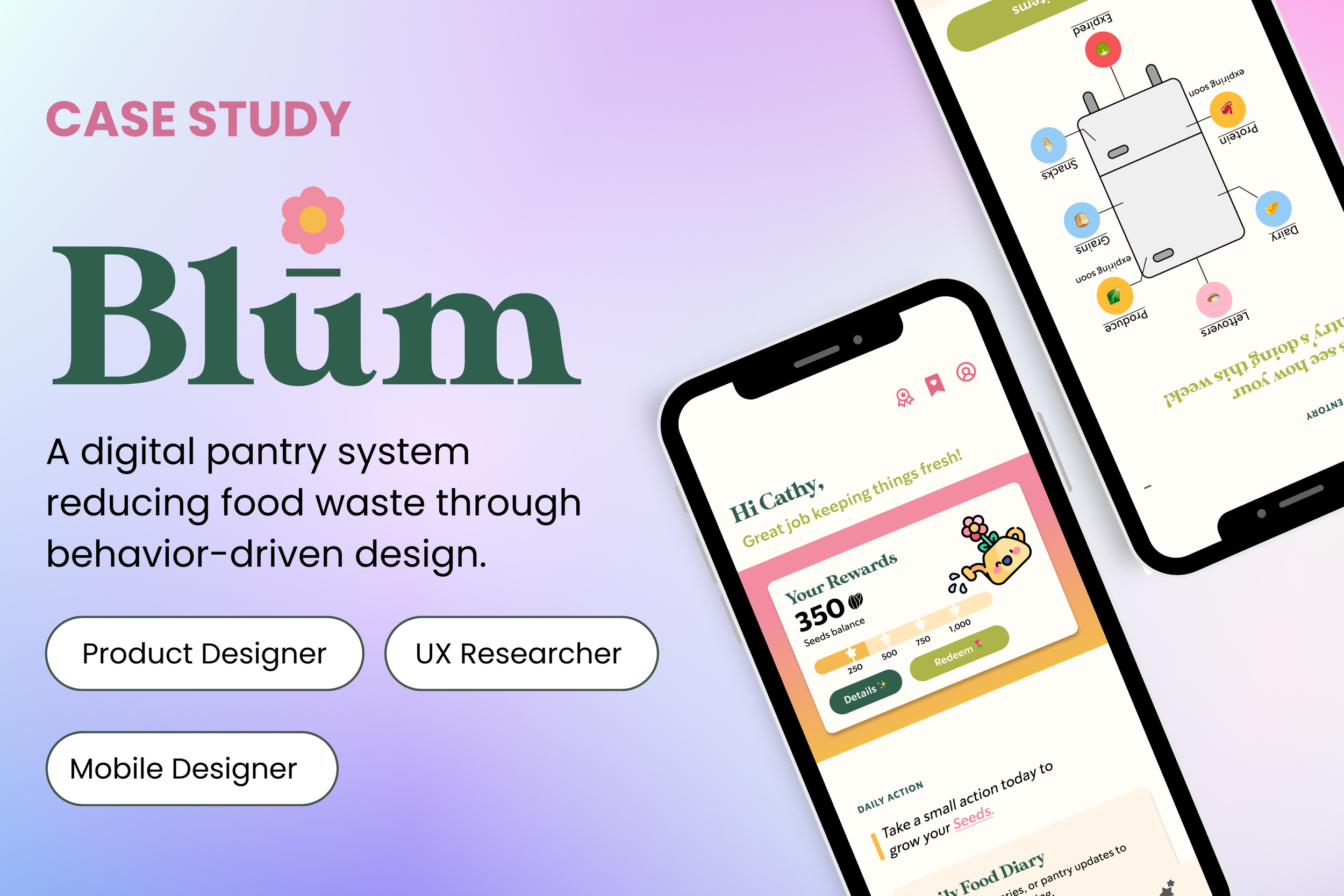 Blūm: Designing a Habit-Driven System to Reduce Food Waste