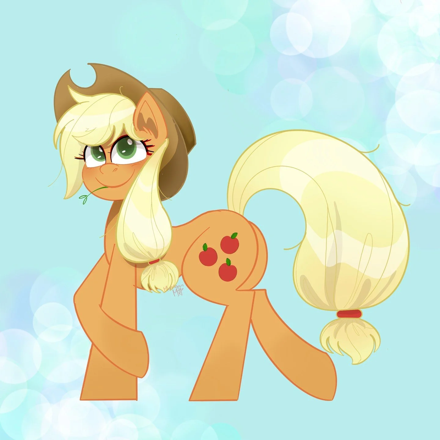 archived post, commissions open! #mlp #applejack