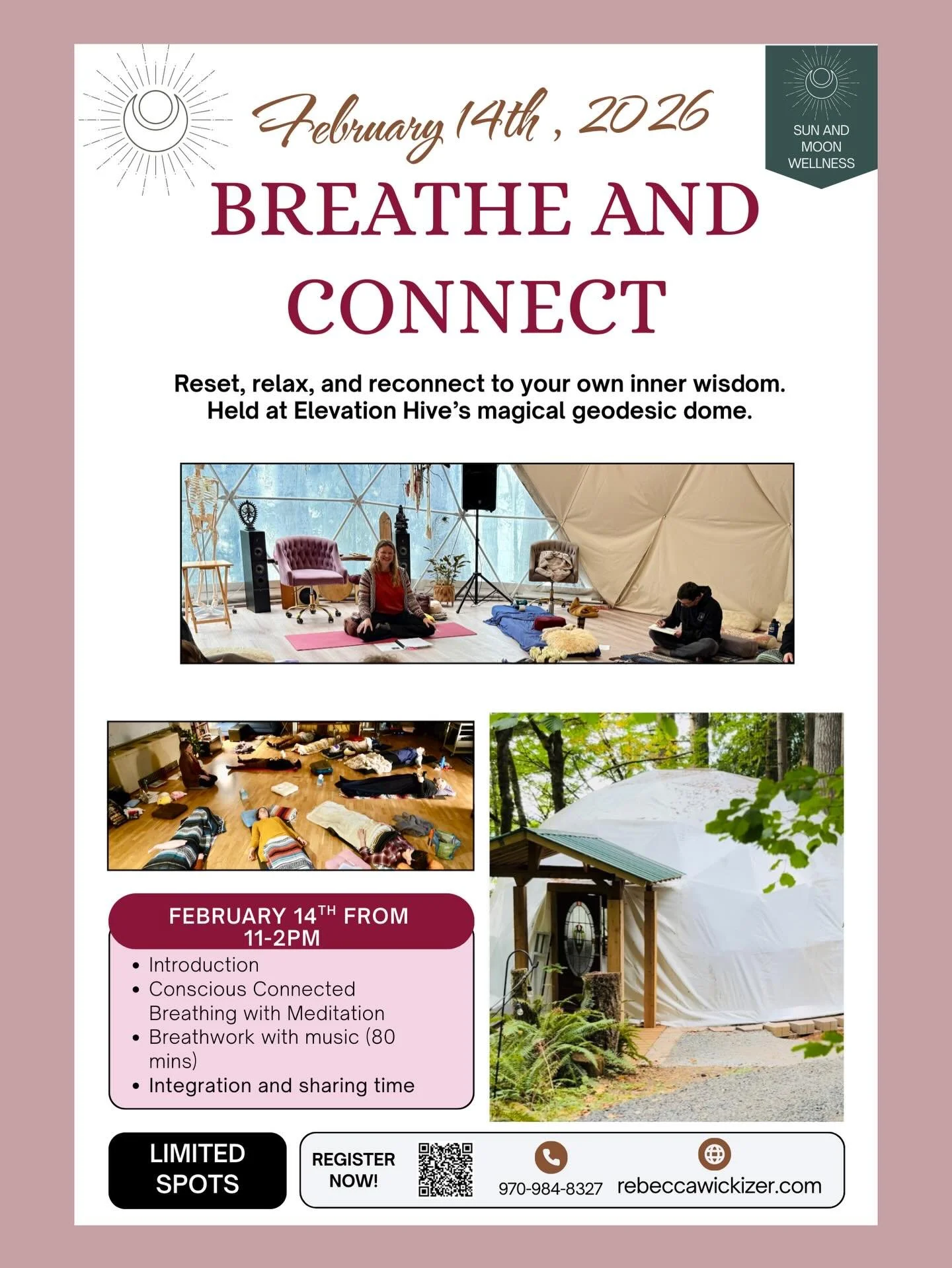 So excited to offer this heart connecting breathwork practice on Valentine&rsquo;s Day!! Come join me @elevationhive in a magical space in the 🌲forest 🌲 as we breathe and connect to ourselves.  Bring a partner or a friend to share the experience wi