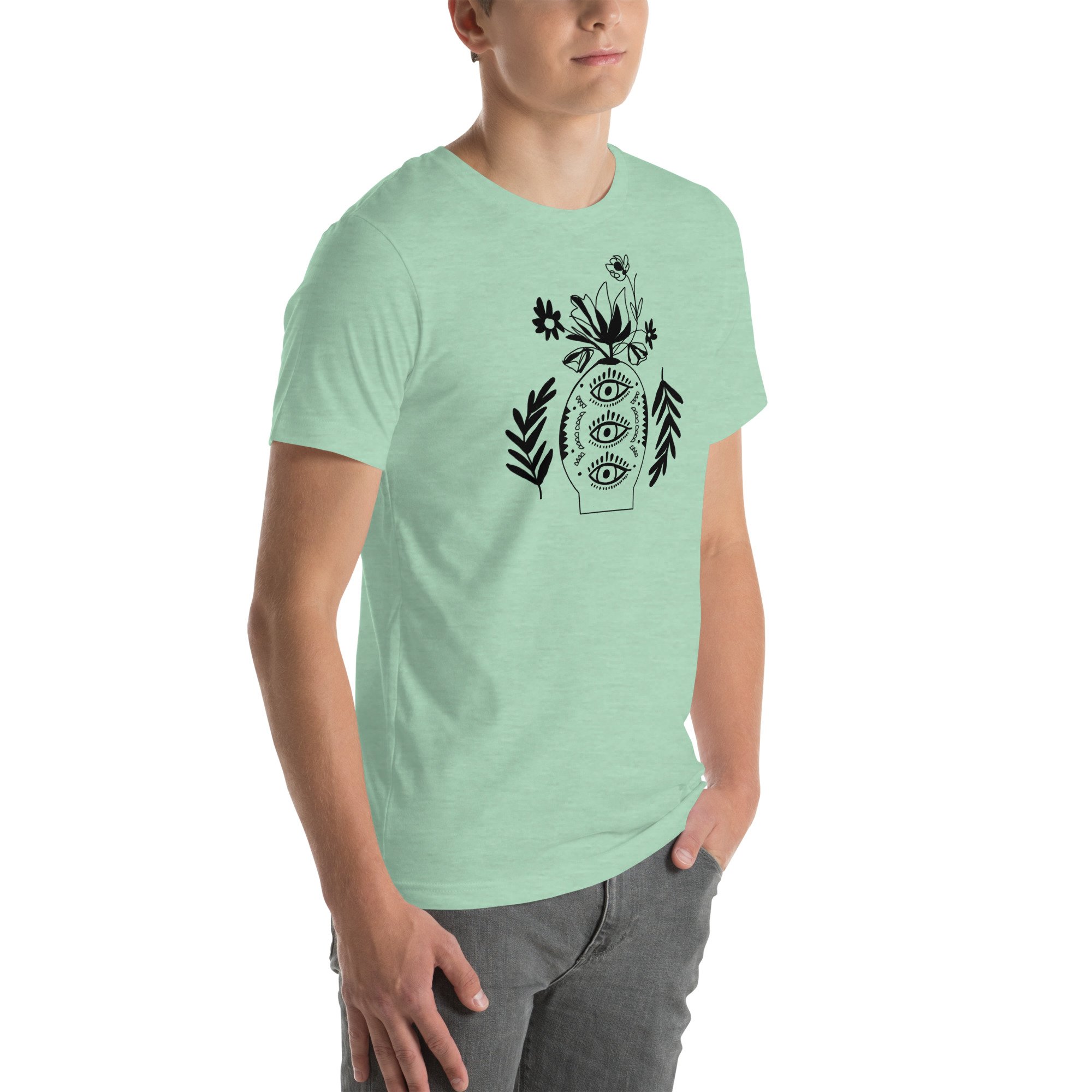 Unisex t-shirt eyes of vases