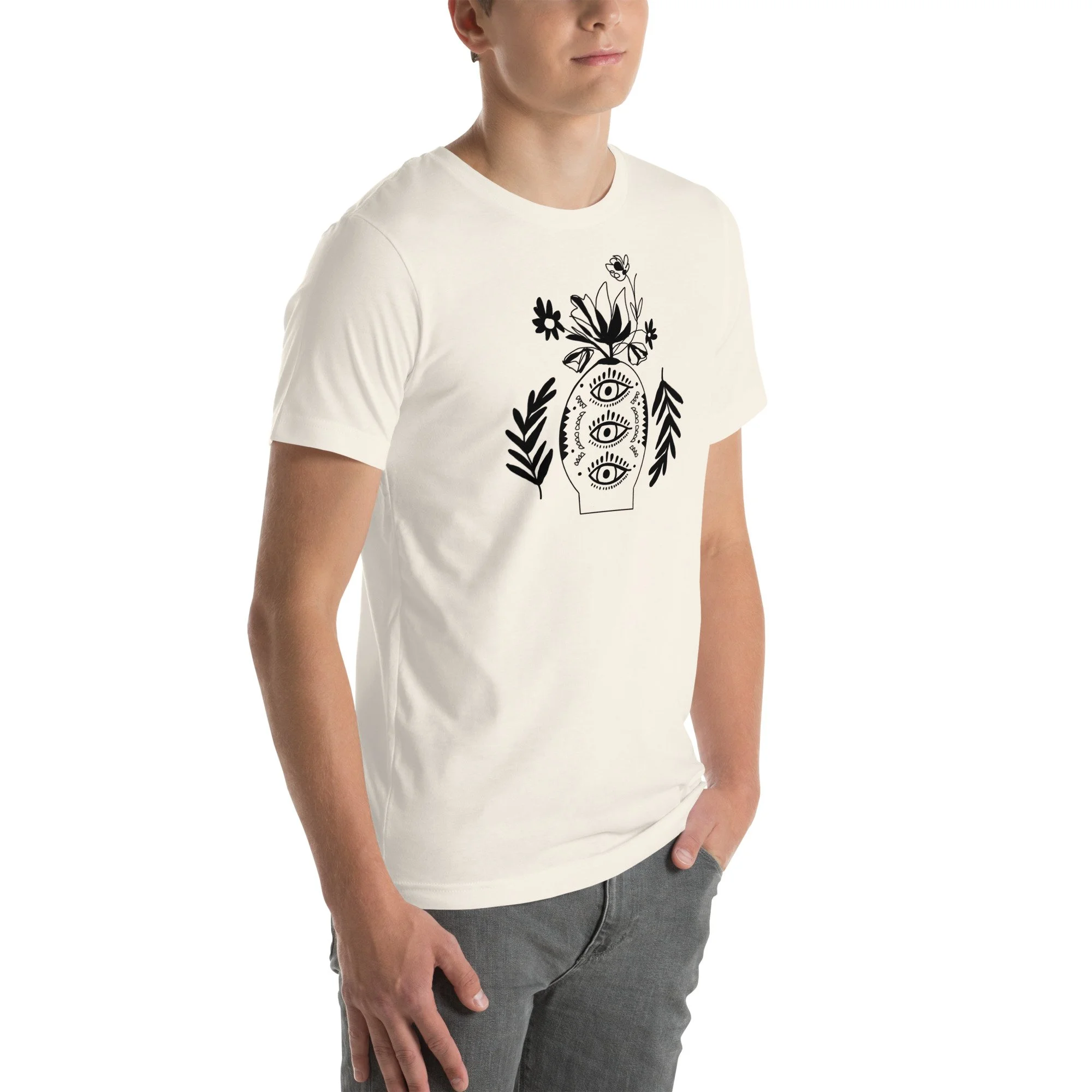 Unisex t-shirt eyes of vases