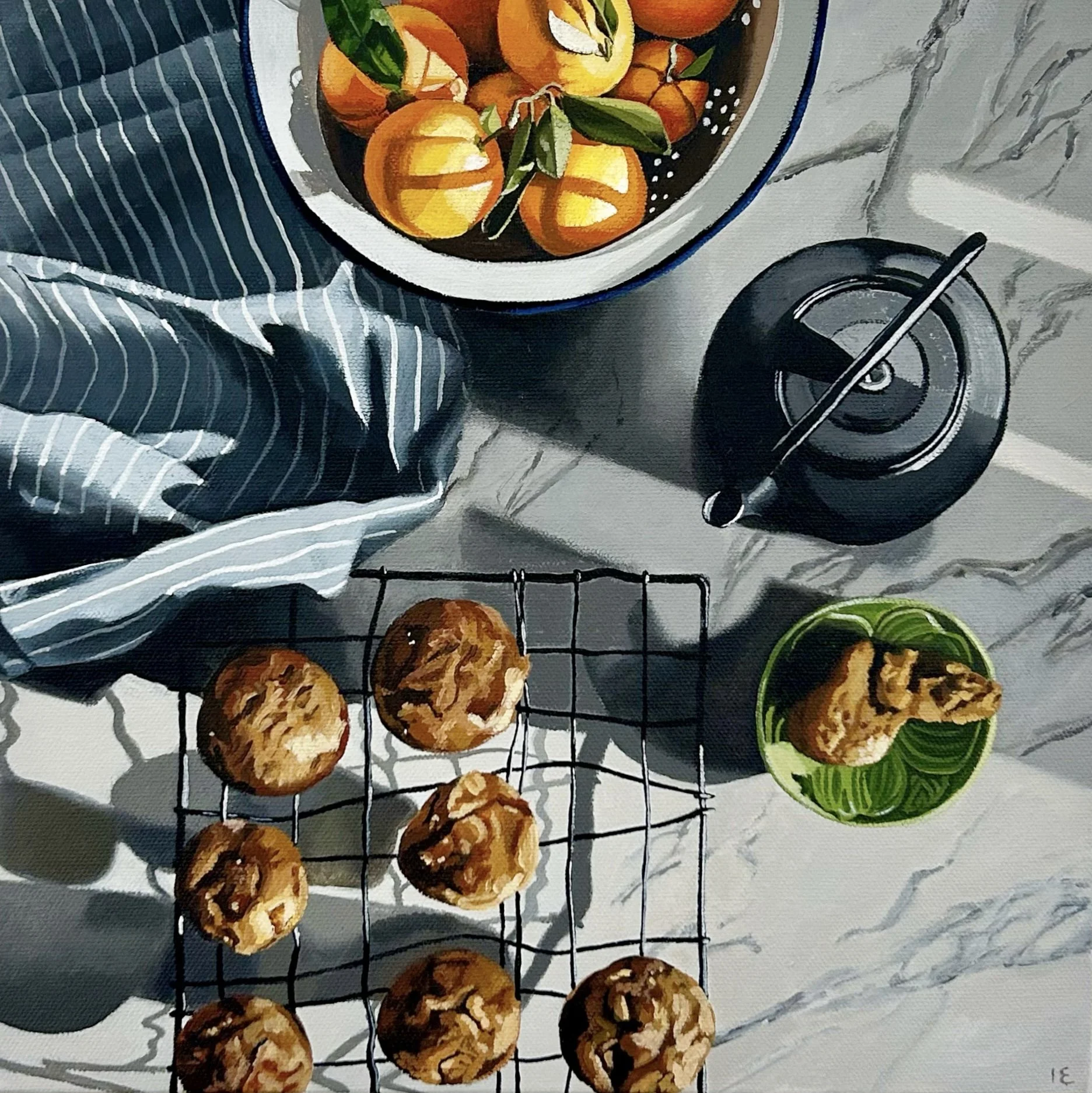 'Orange and almond muffins' Limited Edition Print