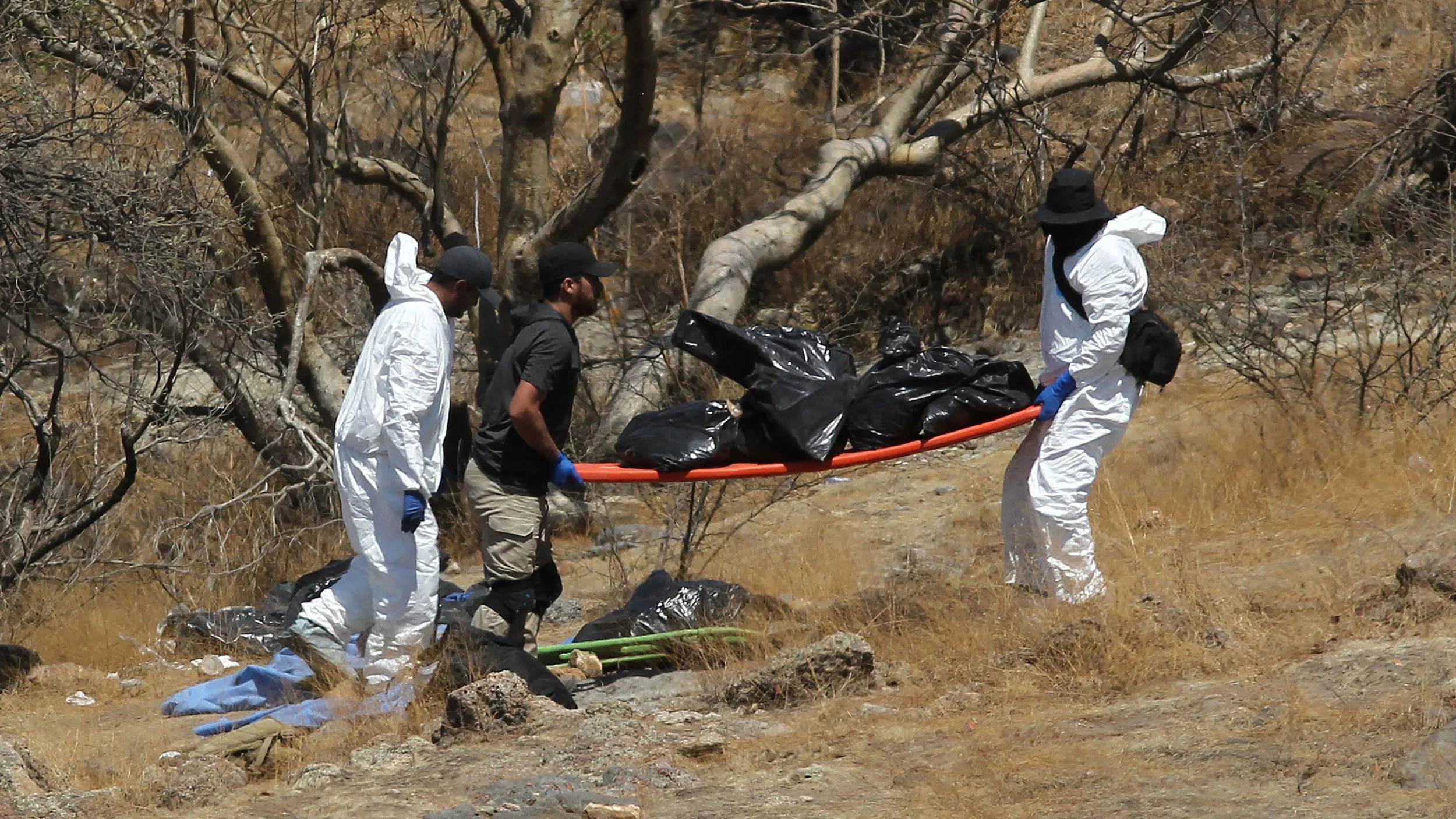 48 bags of human remains recovered from mass grave in Mexico