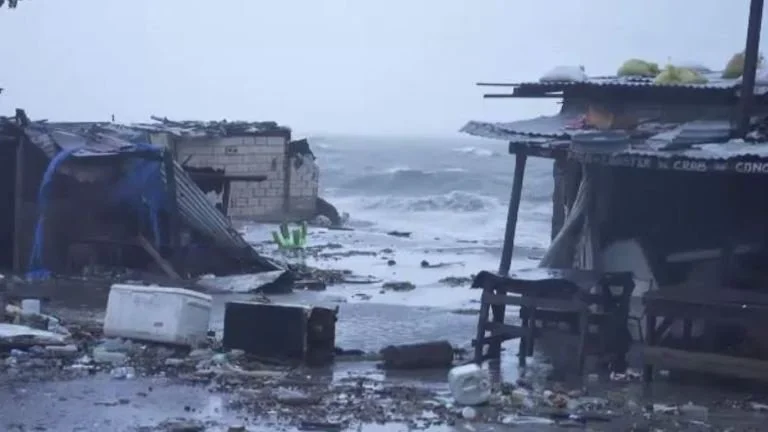 Hurricane Melissa hits Jamaica as category 5 storm