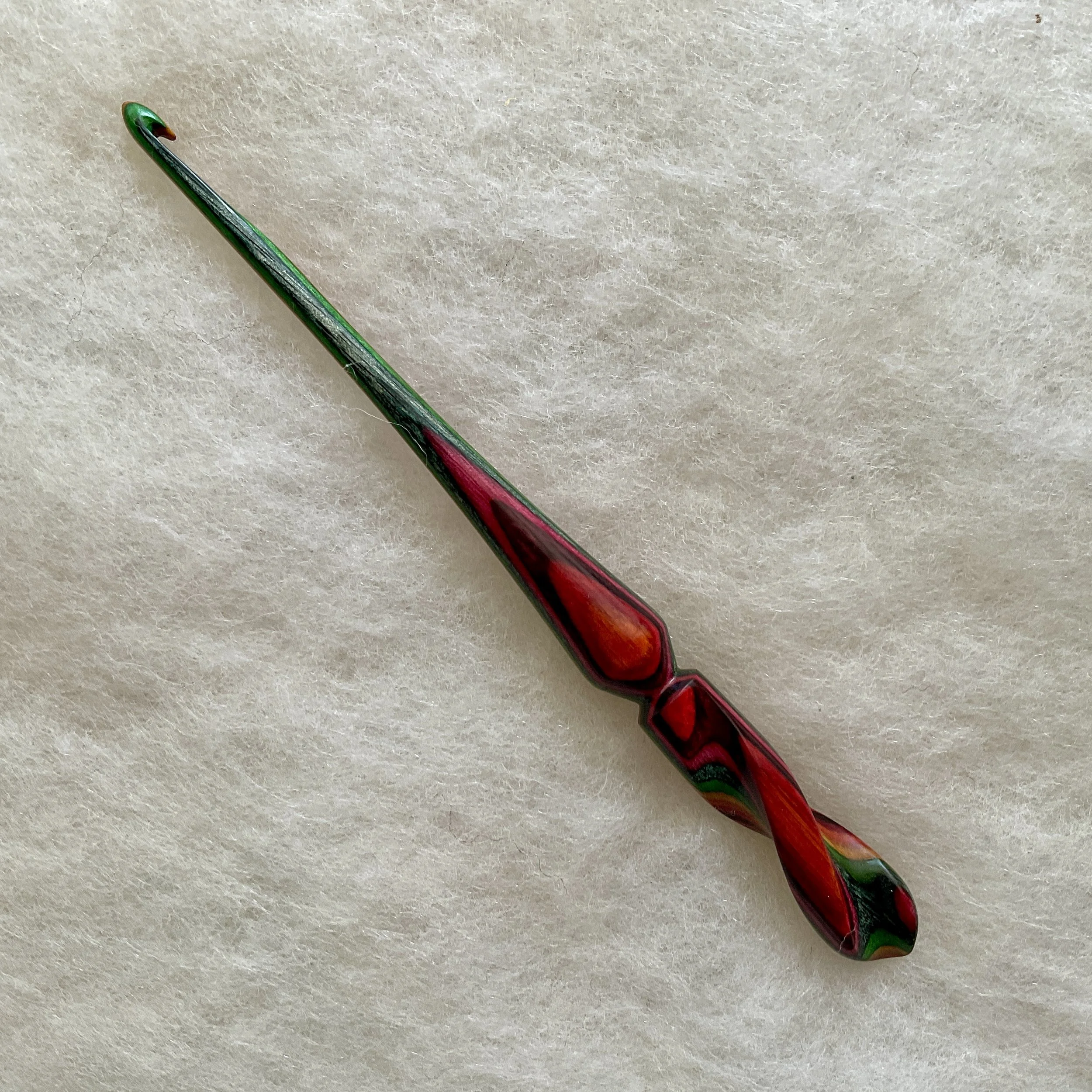 Sunrise Spiral Flame Crochet Hook, US G7/4.50 mm