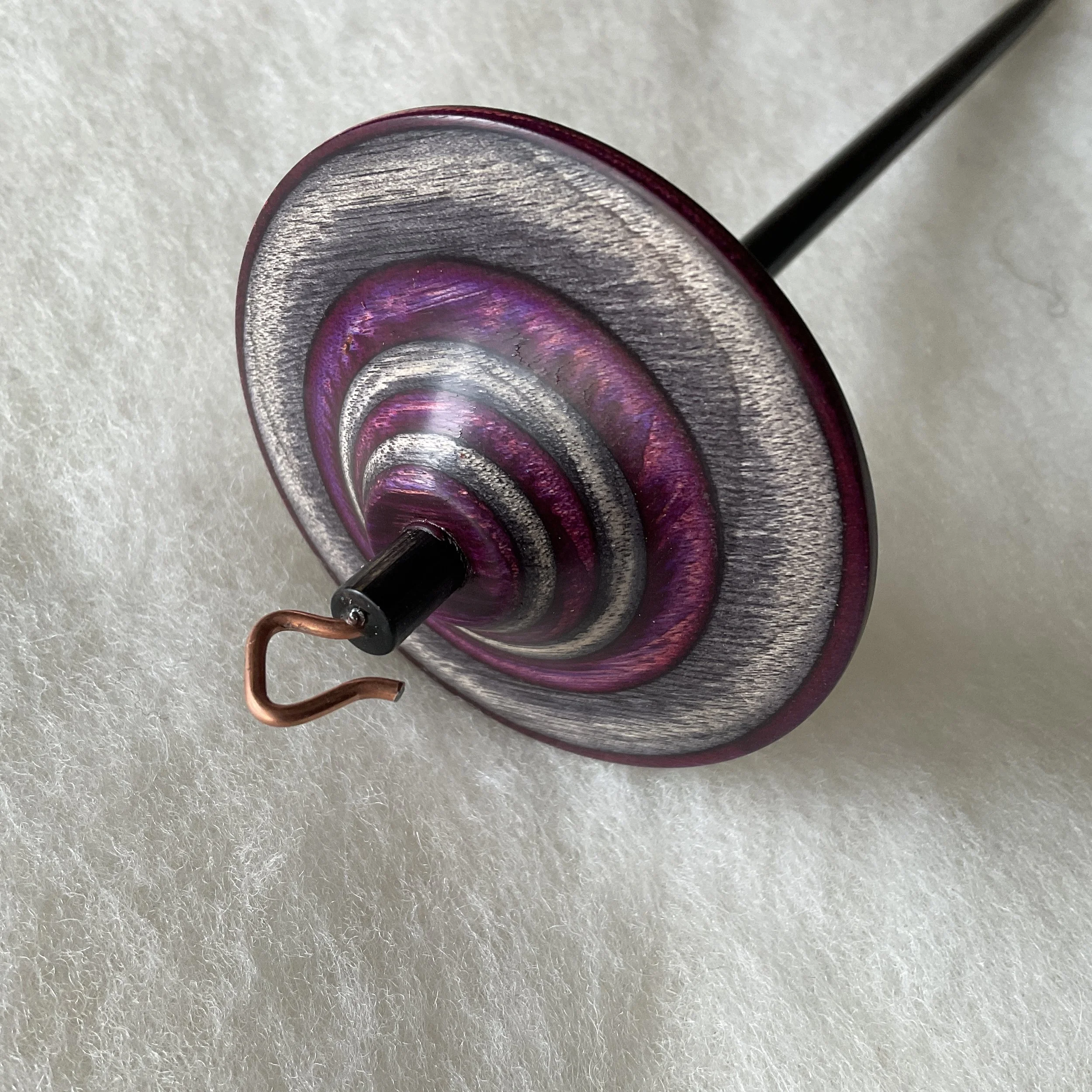 FiberShip in Plum with Charcoal Shaft by Tom Diak for DyakCraft