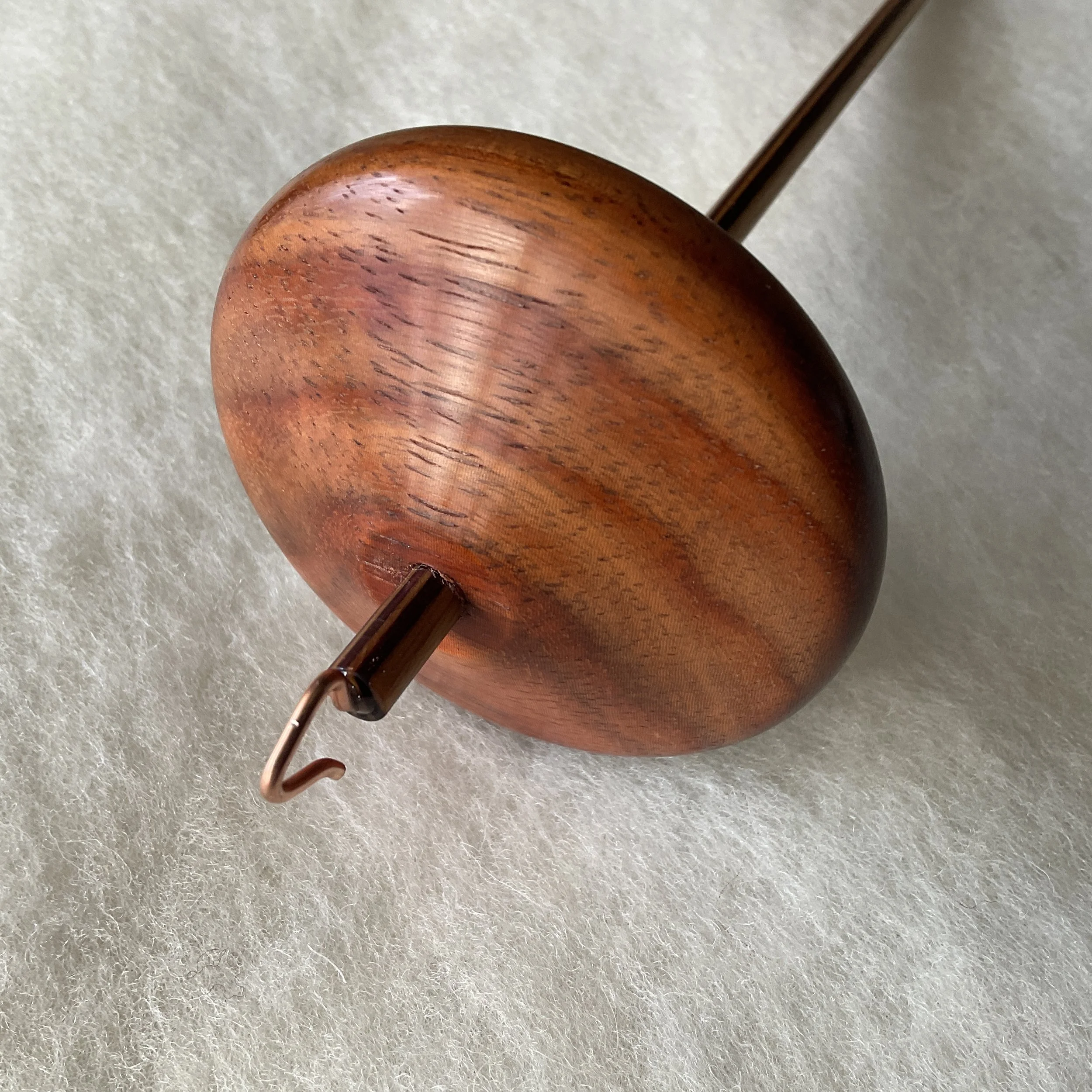Swan™ Spindle in Padua with a Cinnamon Shaft