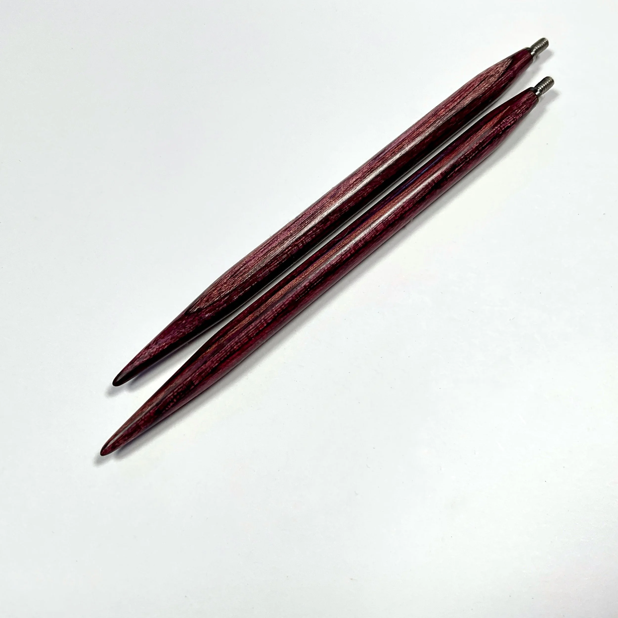 Darn Pretty™ Interchangeable Knitting Needle Set in Rosewood Color