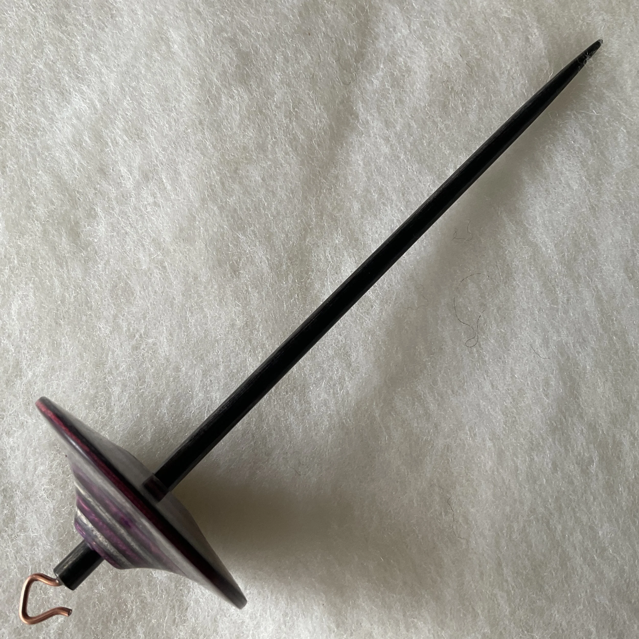 FiberShip in Plum with Charcoal Shaft by Tom Diak for DyakCraft