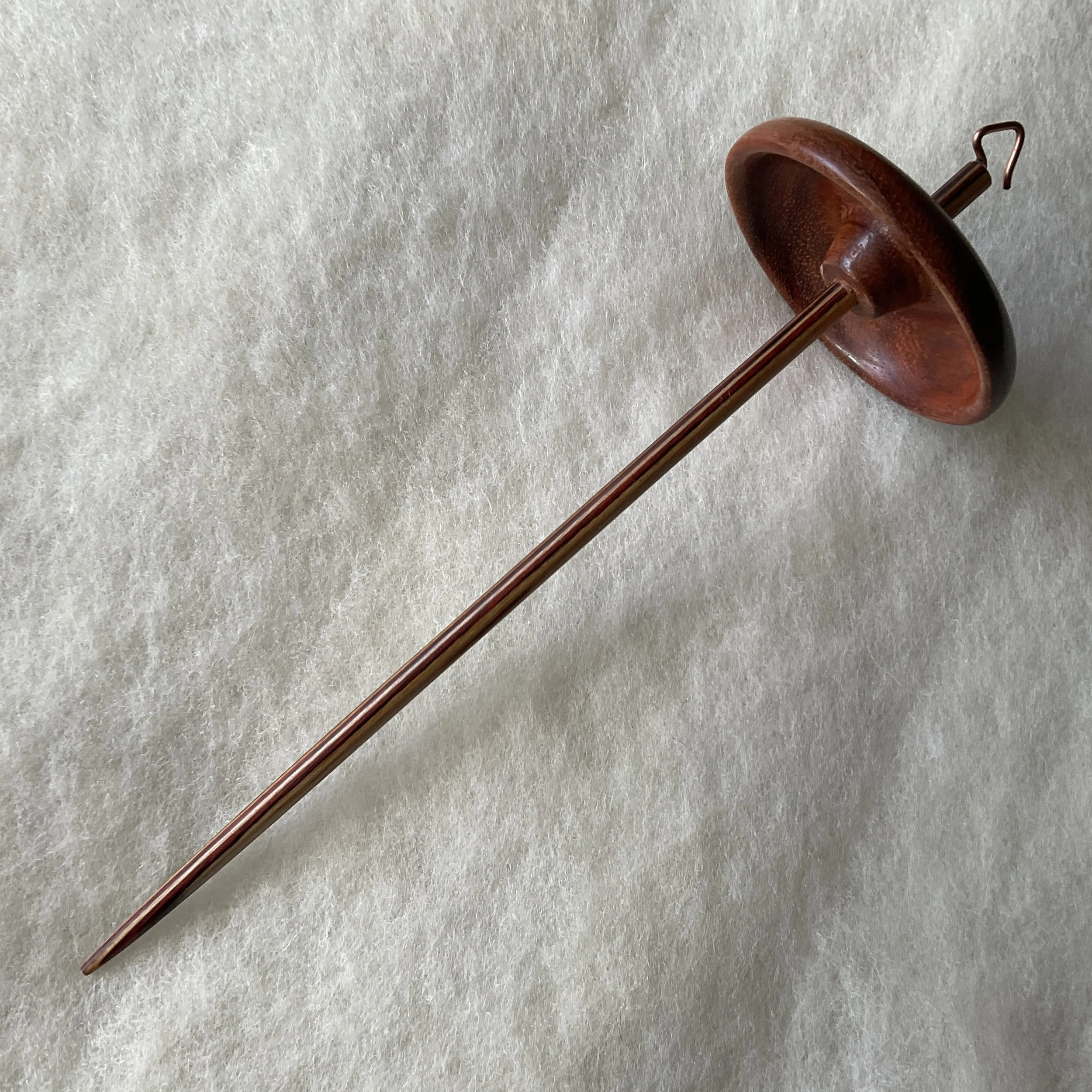 Swan™ Spindle in Padua with a Cinnamon Shaft