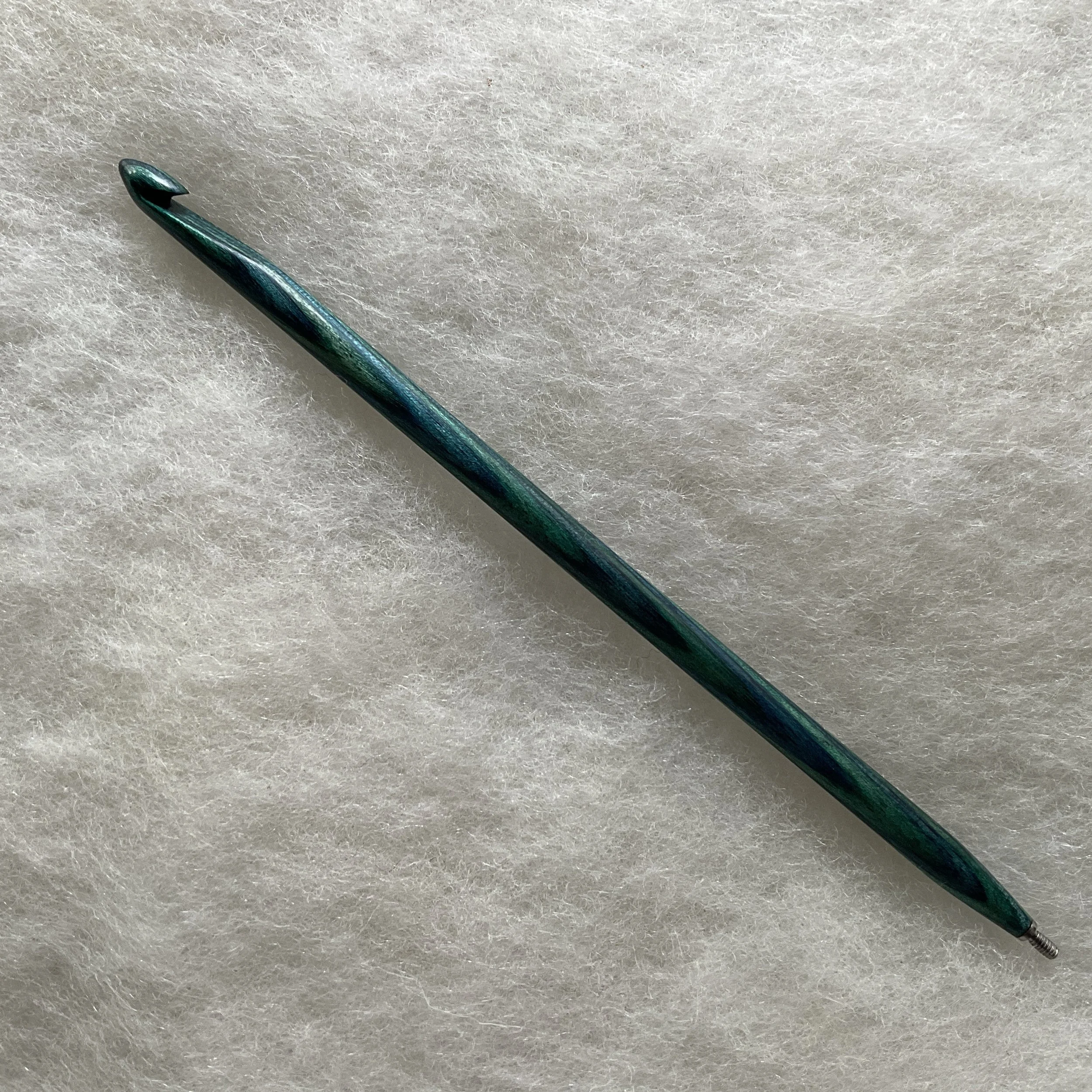 Malachite Tunisian Crochet Hook