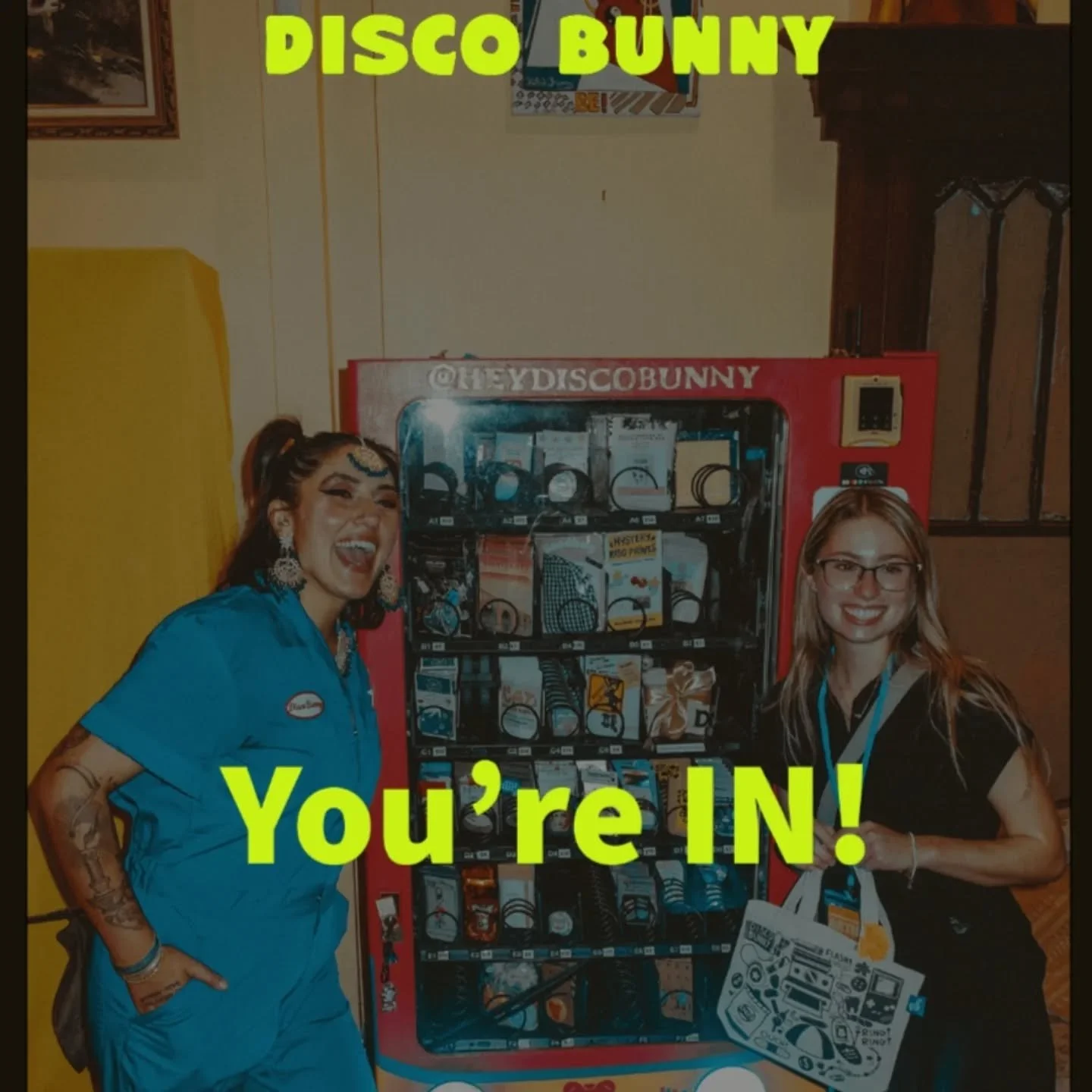 🎉 Exciting News! 🎉
My art was chosen to be a part of @heydiscobunny vending machines in Richmond! 
I am beyond excited and honored to have this opportunity. 
I will keep you all posted with updates and share with you soon what art will be in the ma