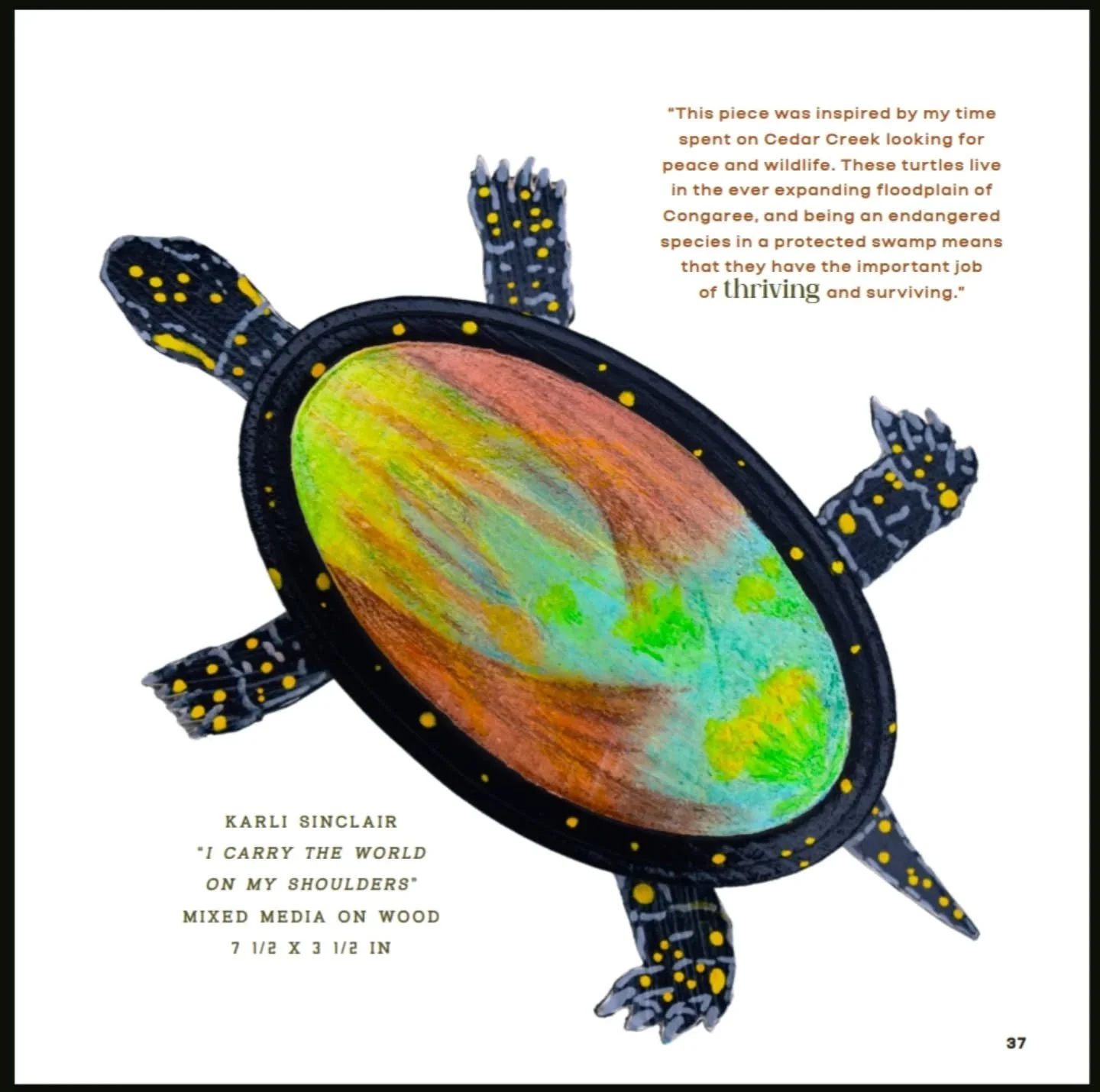 🎉 My page in "Old Growth" the Congaree National Park Anthology! 
...
I am truly honored to be featured in this book, Congaree National Park has a special place in my heart. It's beautiful to see how many people love Congaree and have expre