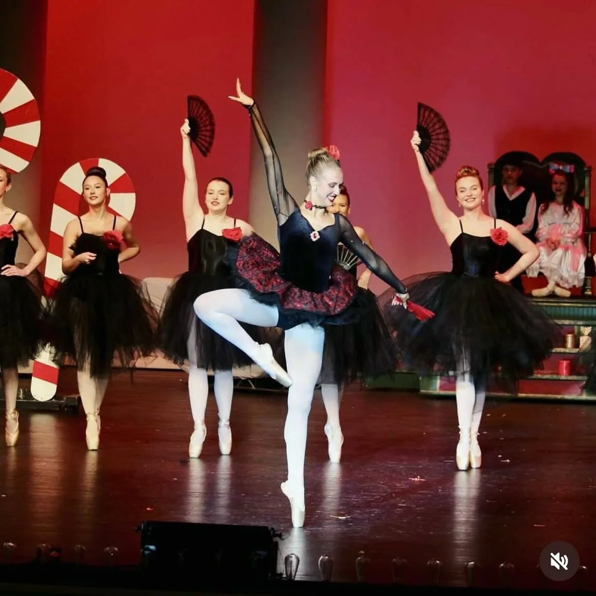 Clara and the Prince being entertained by the dancers from Spain ❤️🖤❤️🖤

#danceetc #deproud #morethanjustdance #denutcracker2025