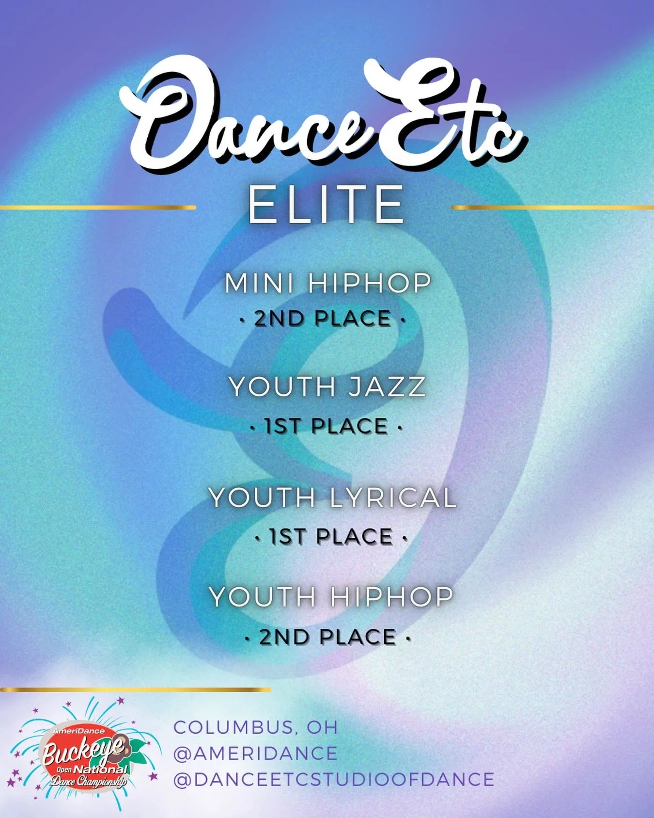 #deproud 💜
Fabulous weekend at @ameridance