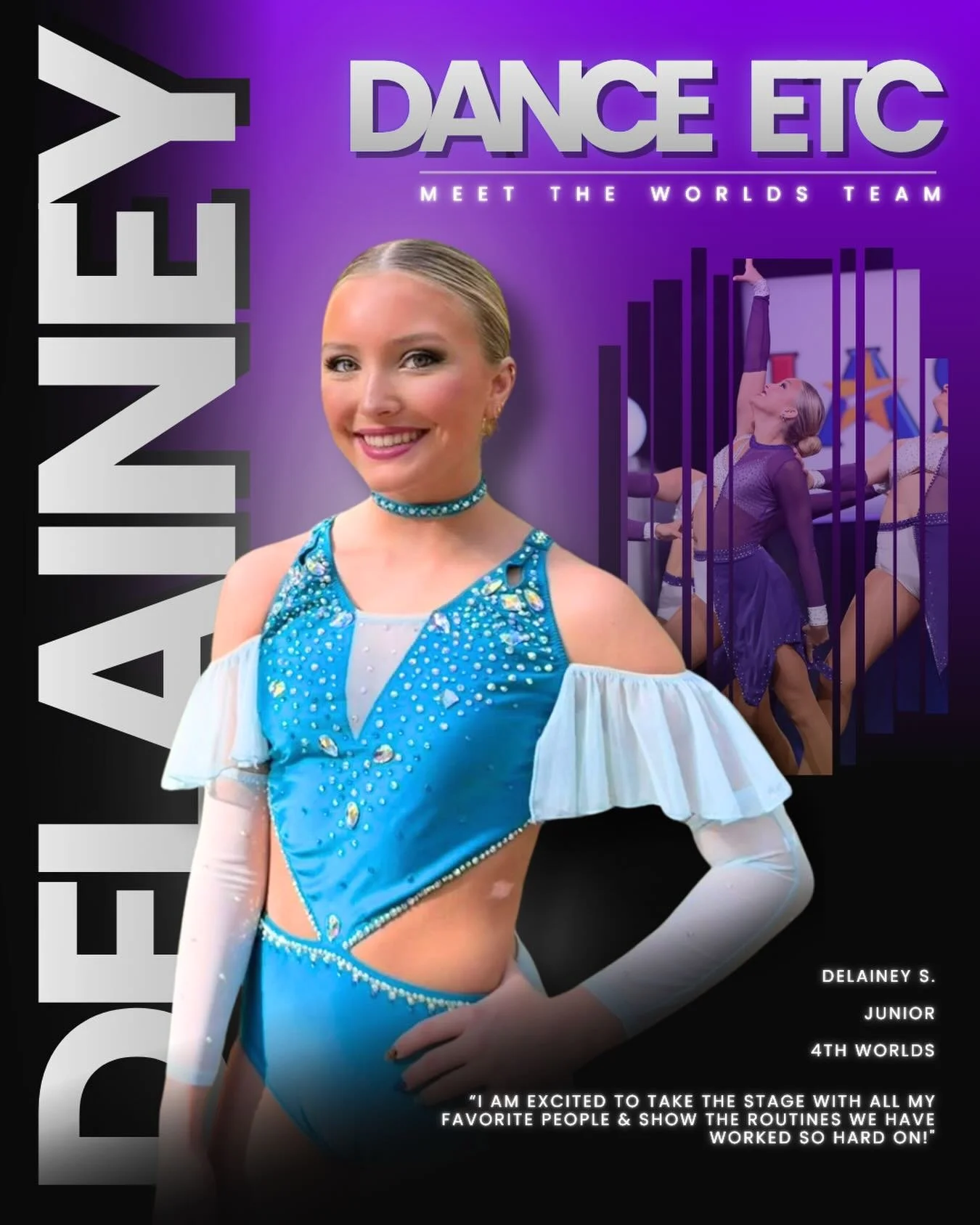 Meet the Team: DE Worlds Edition 💜🌎

#danceetc #deproud #morethanjustdance #thedanceworlds2026 @usasf_dance @delainey._.smith