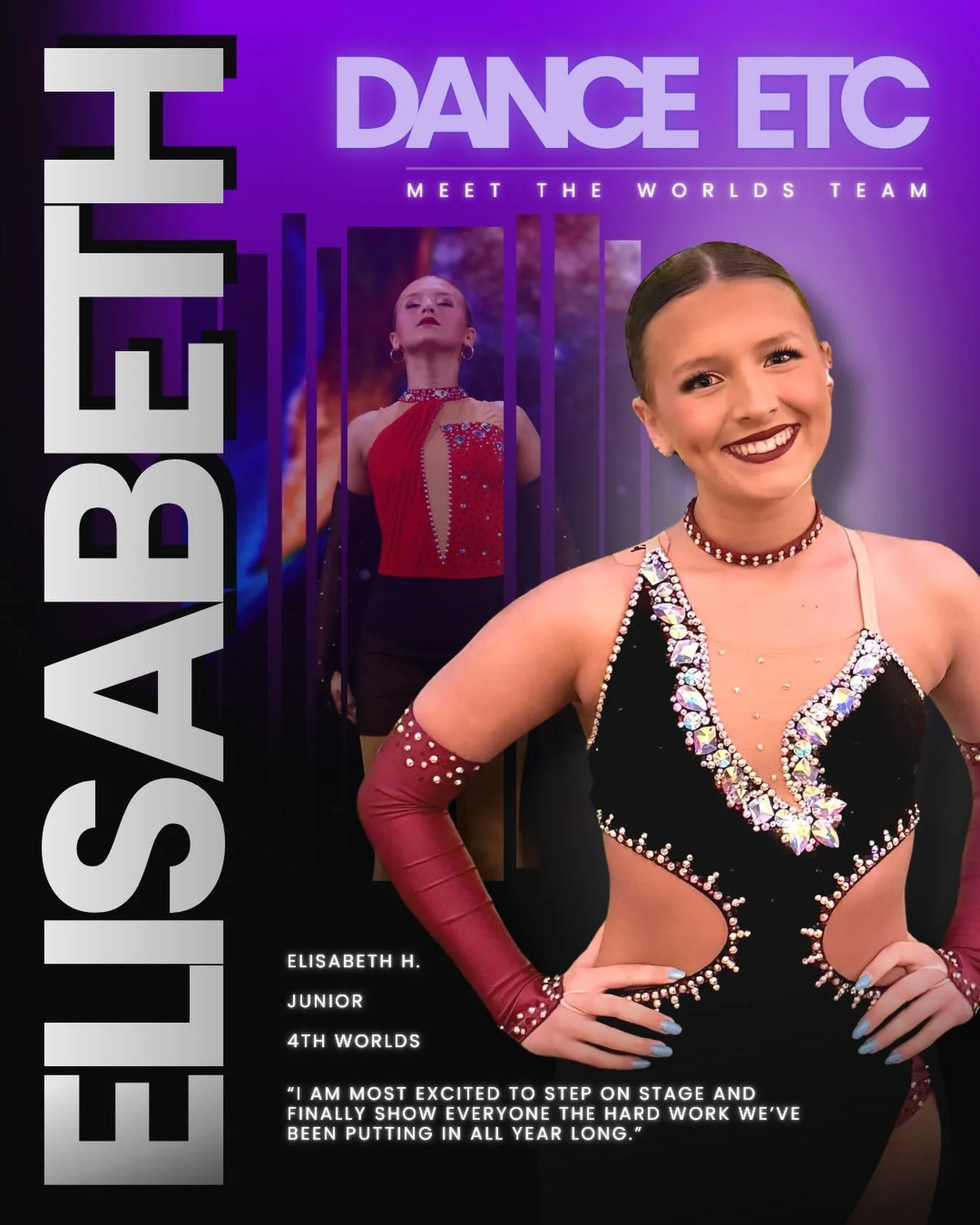 Meet the Team: DE Worlds Edition 💜🌎

#danceetc #deproud #morethanjustdance #thedanceworlds2026 @usasf_dance @elisabeth_dawn12