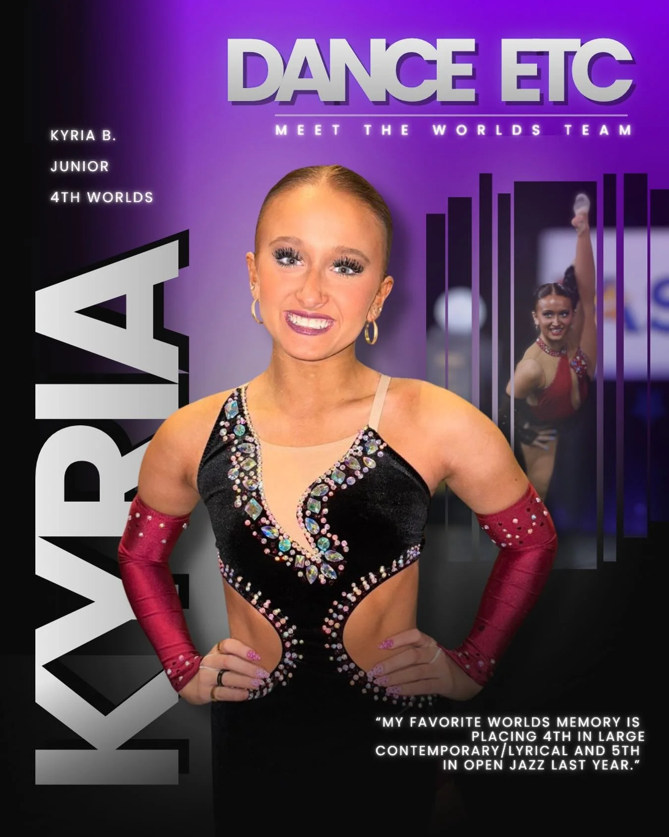 Meet the Team: DE Worlds Edition 💜🌎

#danceetc #deproud #morethanjustdance #thedanceworlds2026 @usasf_dance @kyriab123