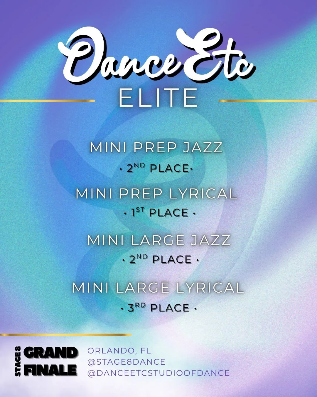 @stage8dance The Grand Finale