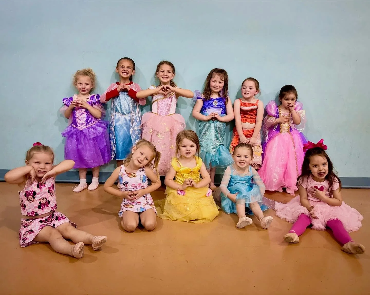 DE Spirit Week: A few snapshots from Disney/Pixar Day. The studio was filled with so many princesses and Mickey ears! 

Reminder: Wednesday 4/15/26 will be &ldquo;On Wednesdays We Wear PINK&rdquo; Day!