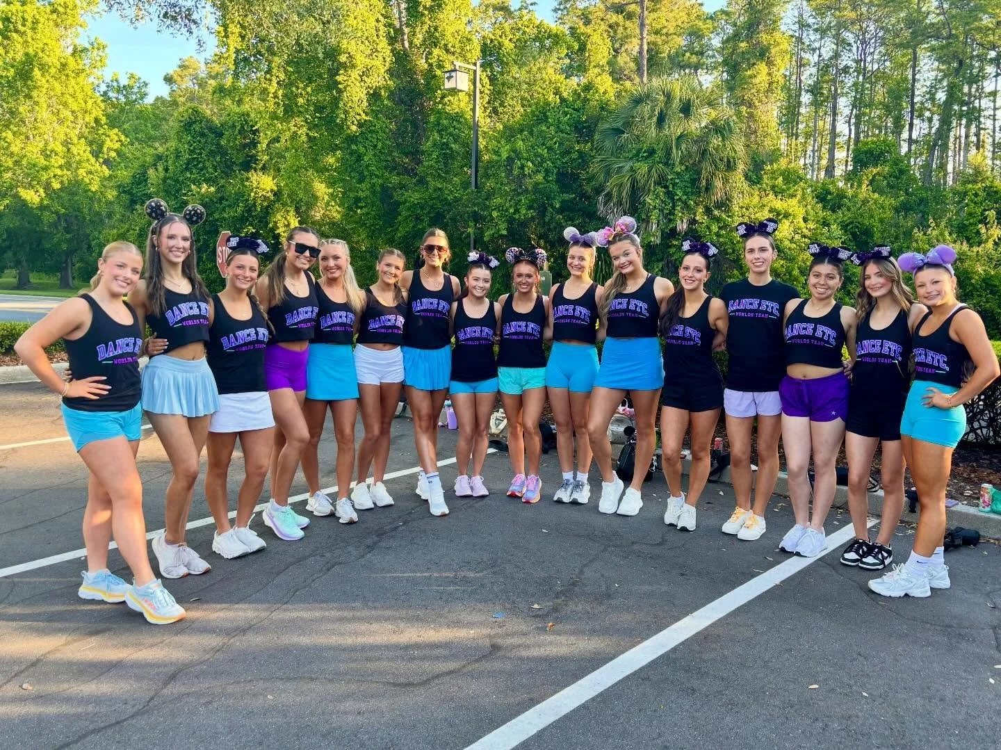 Parking lot practice mode on ✅ 

#danceetc #deproud #morethanjustdance #thedanceworlds2026 @usasf_dance