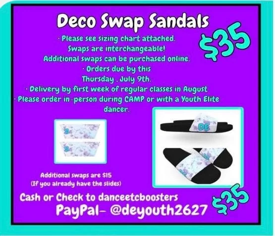 Tomorrow is the last day to order!! 

There will be a table in the studio lobby where you can place an order, or reach out to any youth Elite parent.