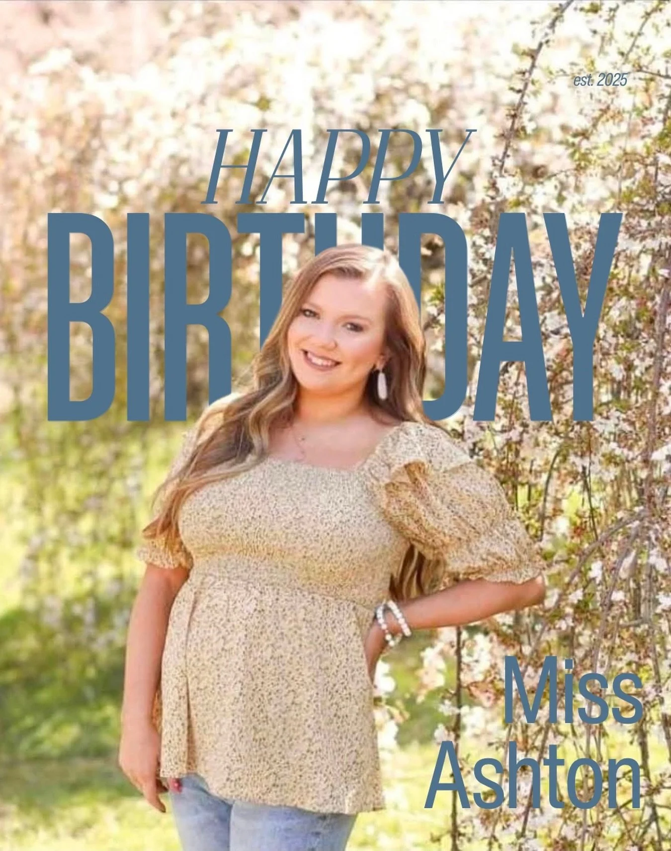 Happy birthday to our beautiful and talented Miss Ashton!