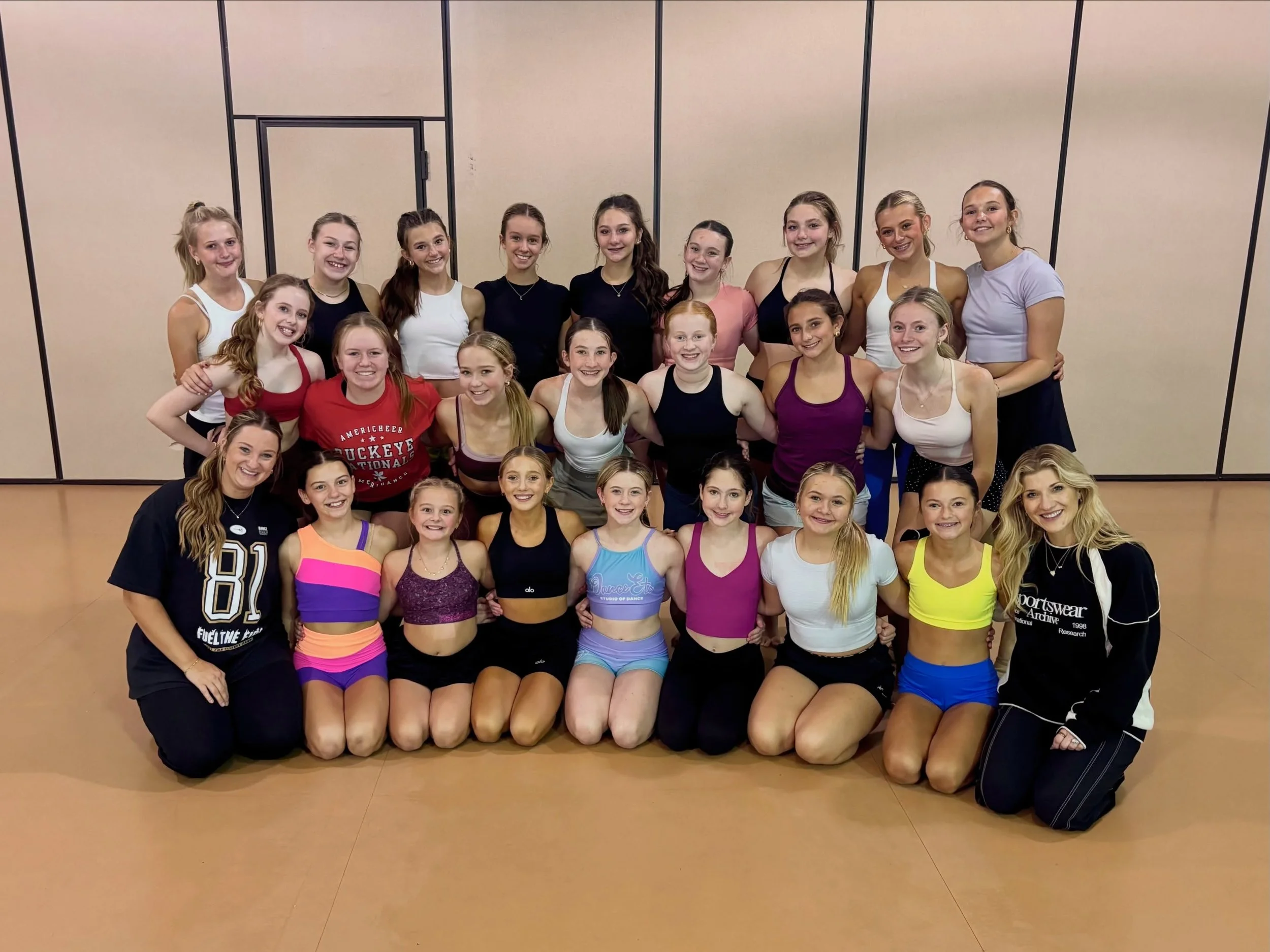 DE Junior Elite enjoying our Fall Intensive with @asclough and @sharaiagoble