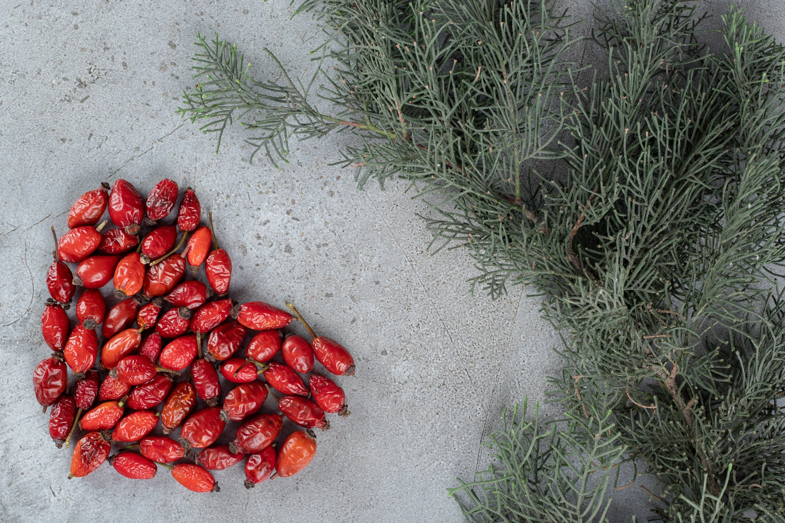 hips-bundle-into-heart-shape-pine-branches-marble-surface.jpg