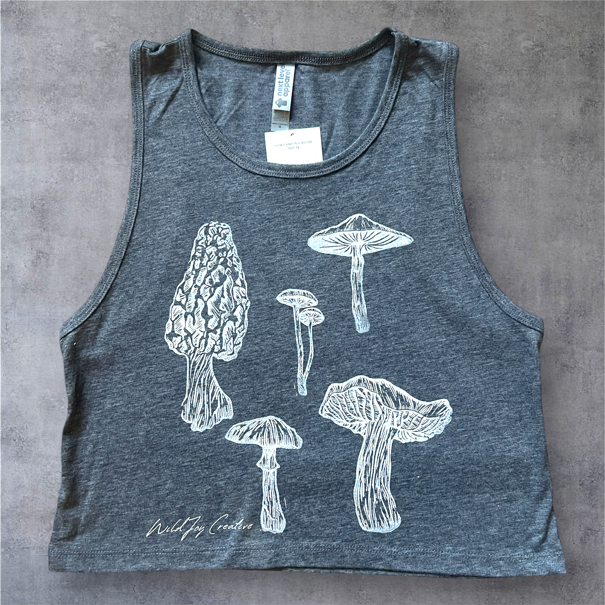 Mushroom Women's Crop Tank