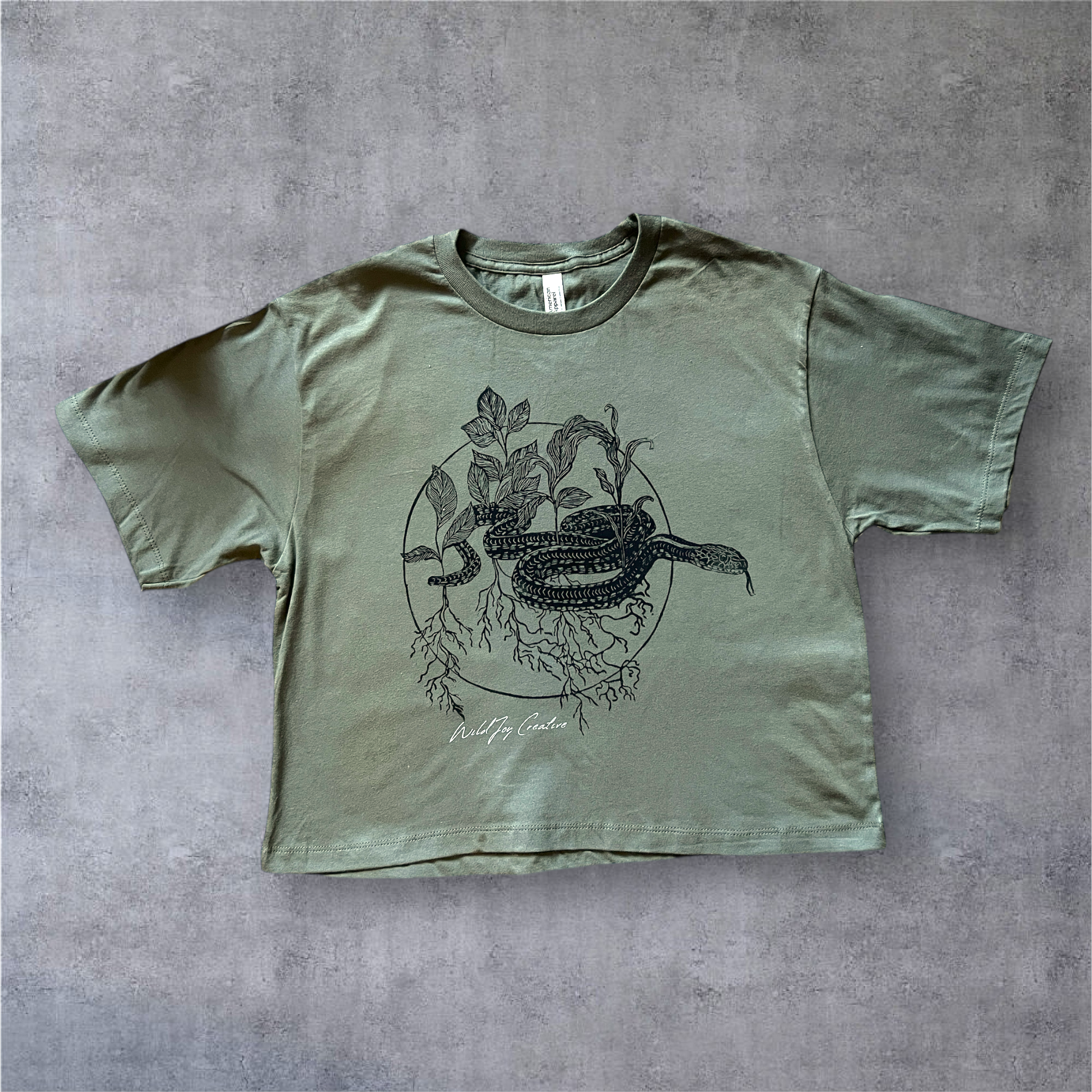 Snake Women's Boxy Crop Tee