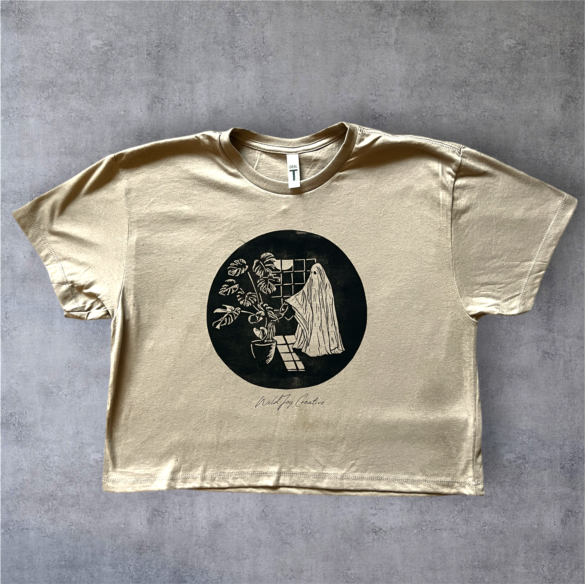 Plant Ghost Women's Boxy Crop Tee