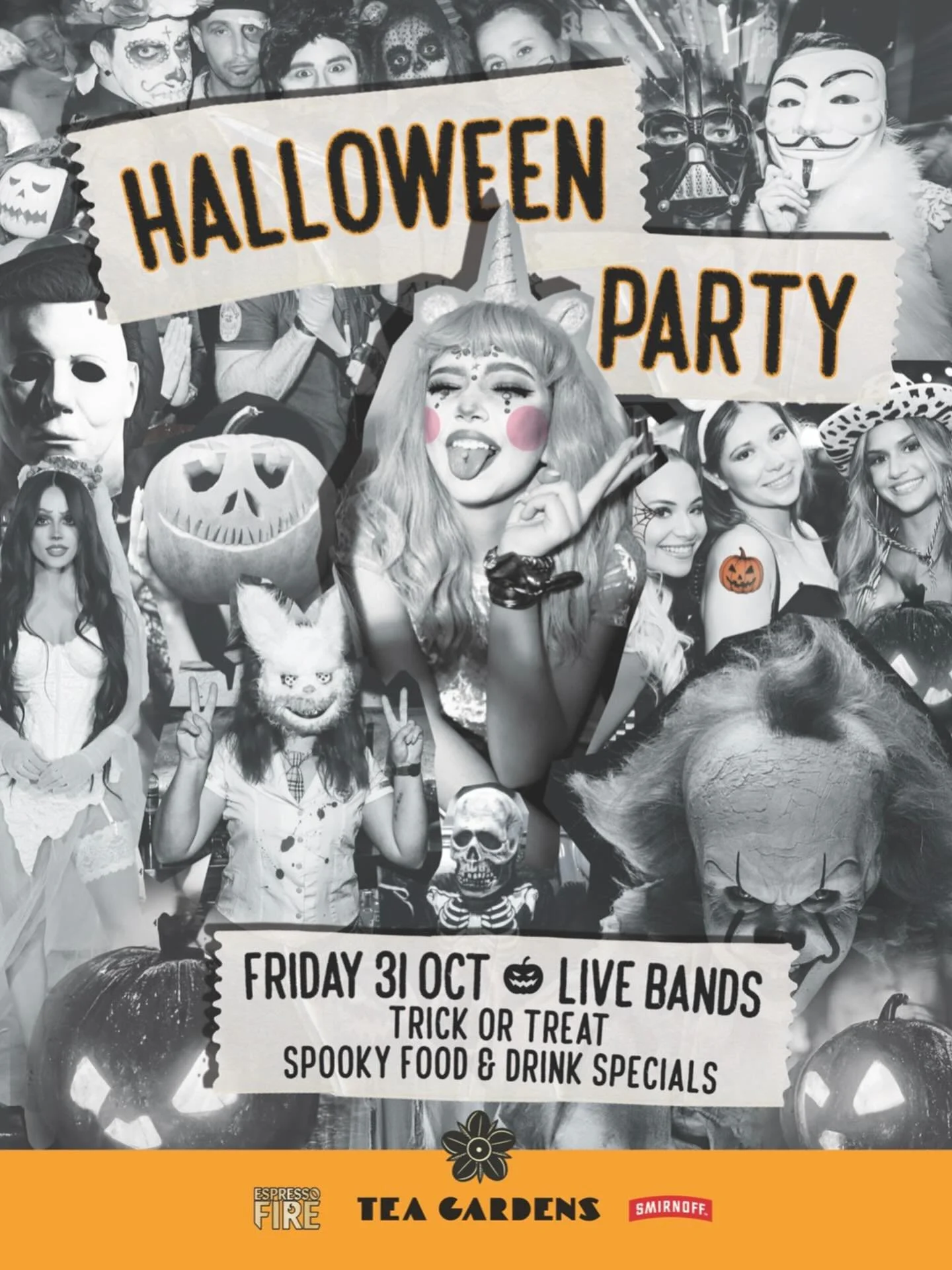 Get your costumes ready&hellip; it&rsquo;s about to get spooky 👻
Join us for the ultimate Halloween Party at The Tea Gardens &mdash; live bands, trick or treat fun, spooky food &amp; drink specials, and a night you won&rsquo;t forget 🎶🕸️
🧛&zwj;♀️