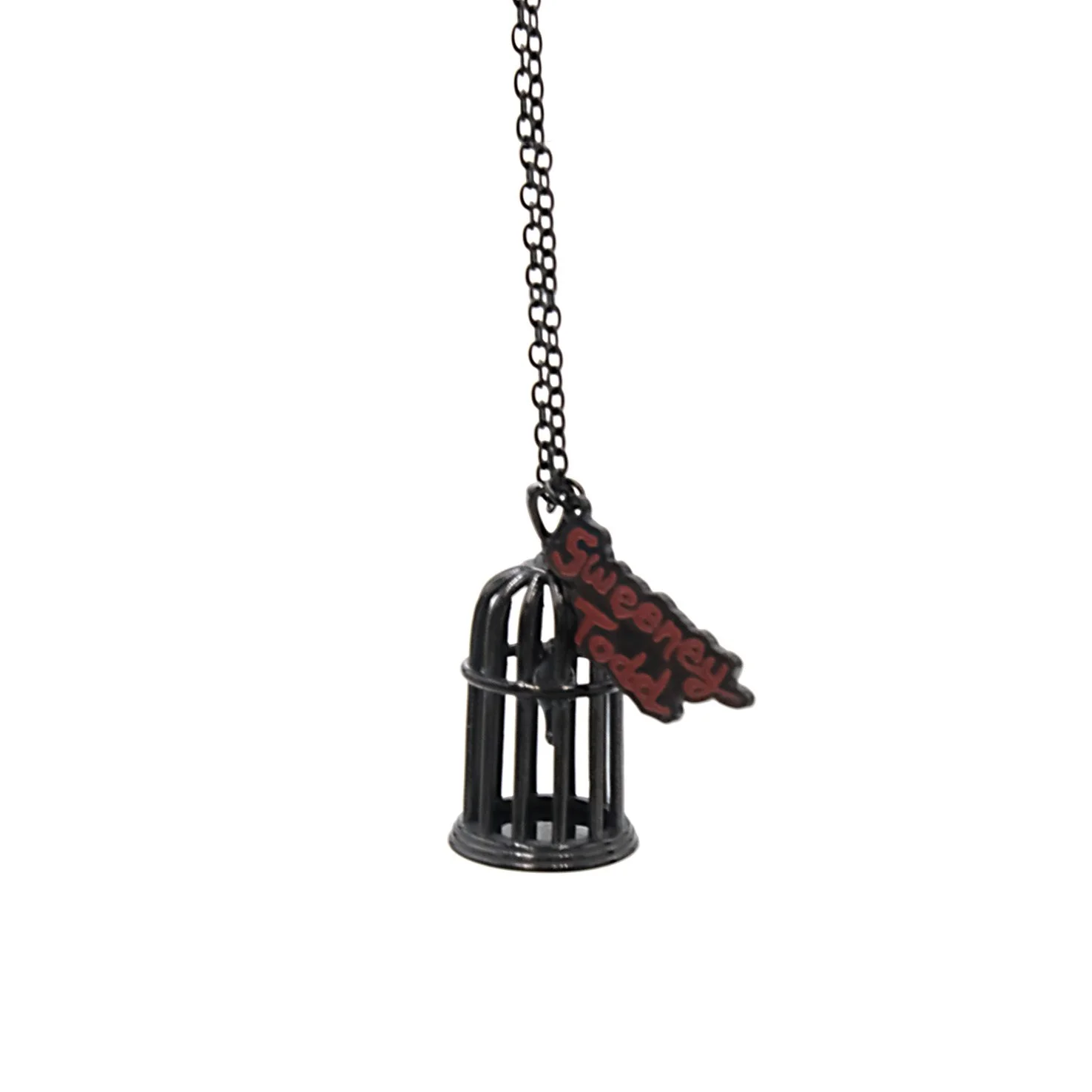 SWEENEY TODD BIRD IN A CAGE NECKLACE