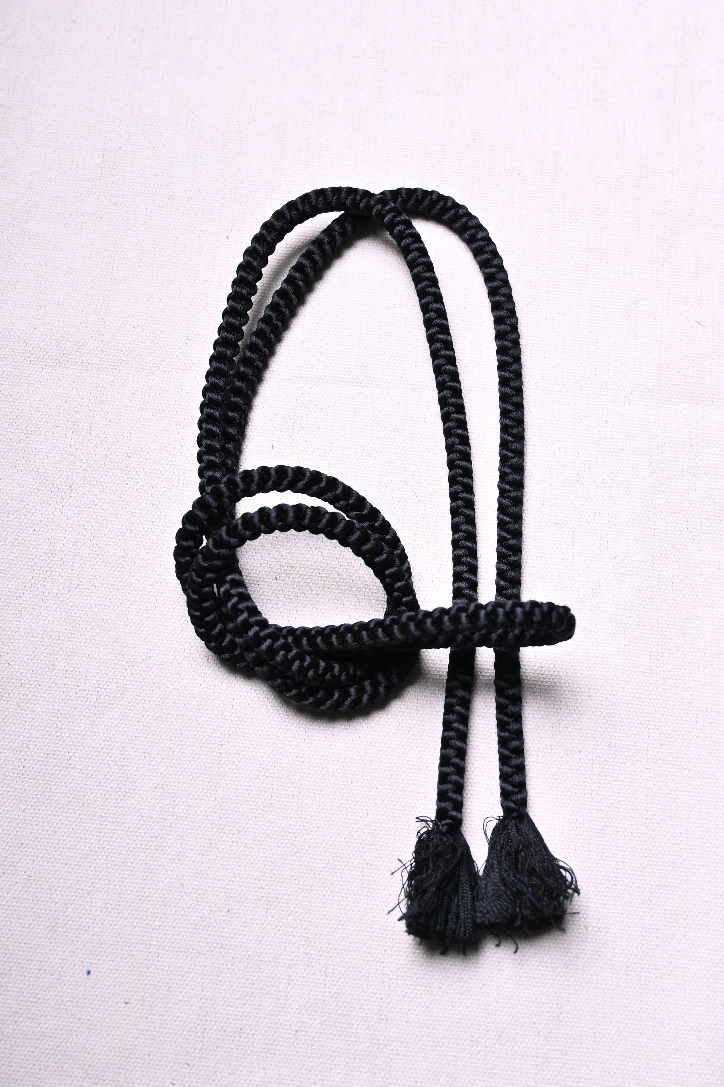 [CUSTOM] Vintage Kumihimo Silk Cord Black 1
