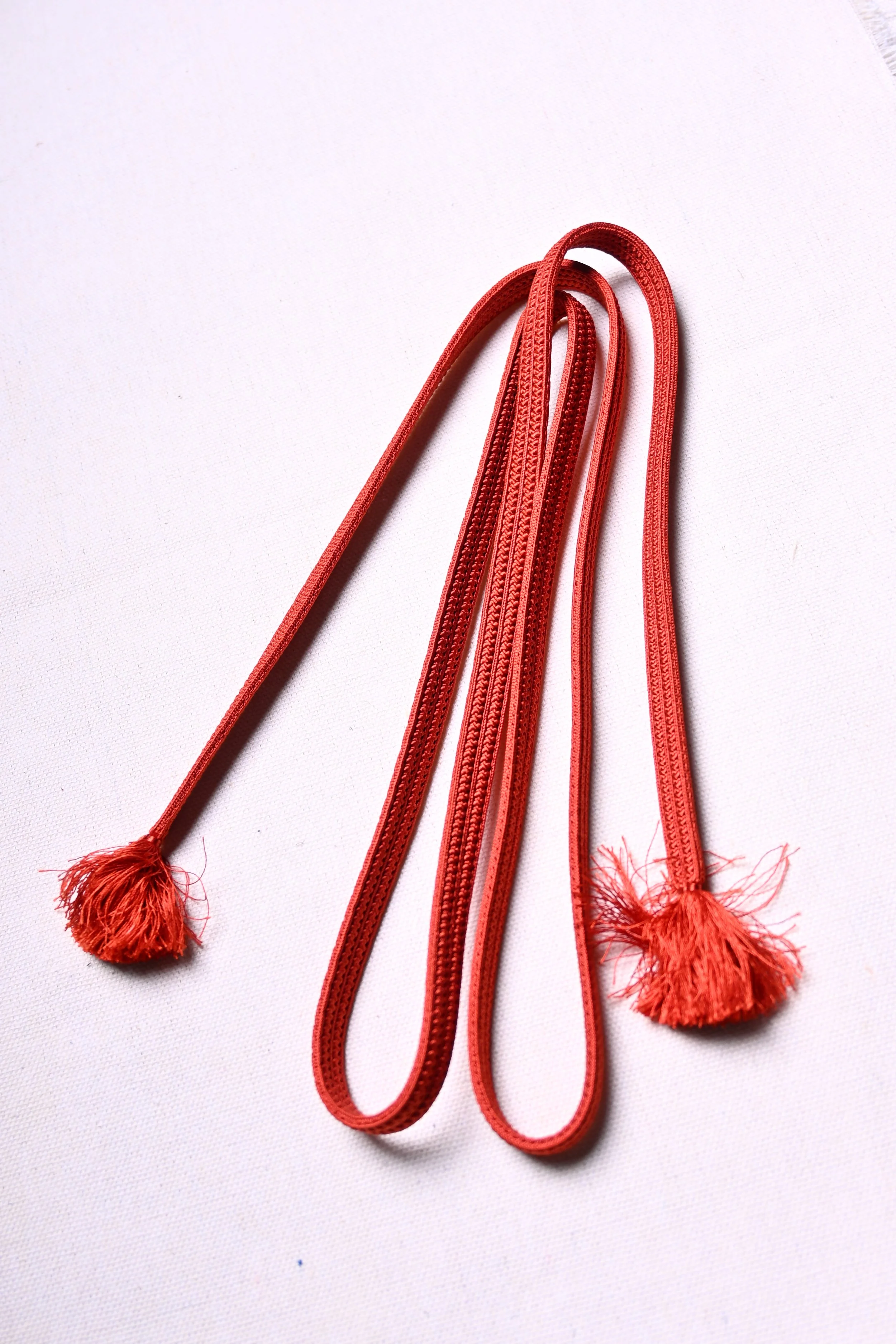 [CUSTOM] Vintage Kumihimo Silk Vermilion