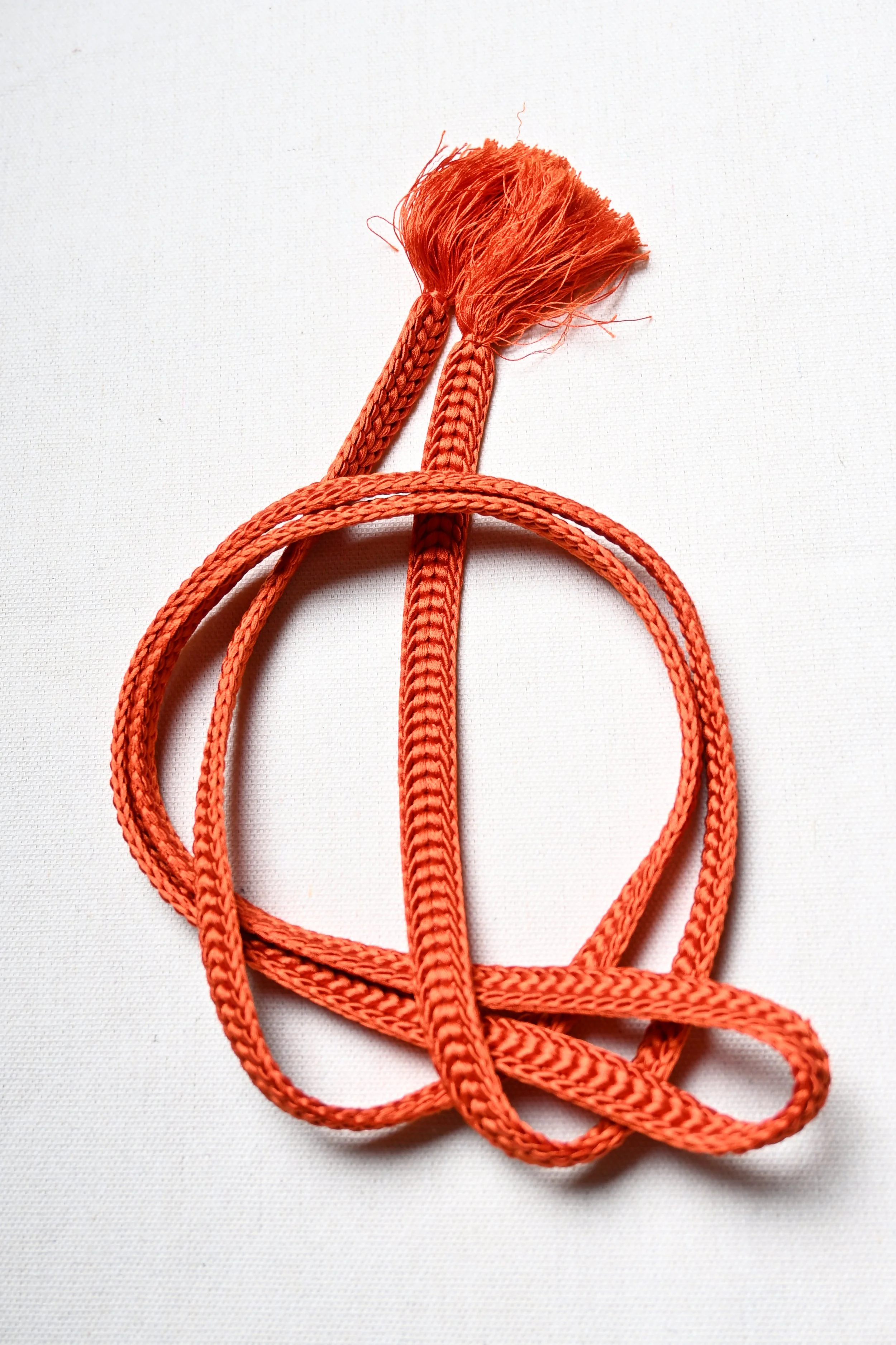 [CUSTOM] Vintage Kumihimo Silk Orange 2