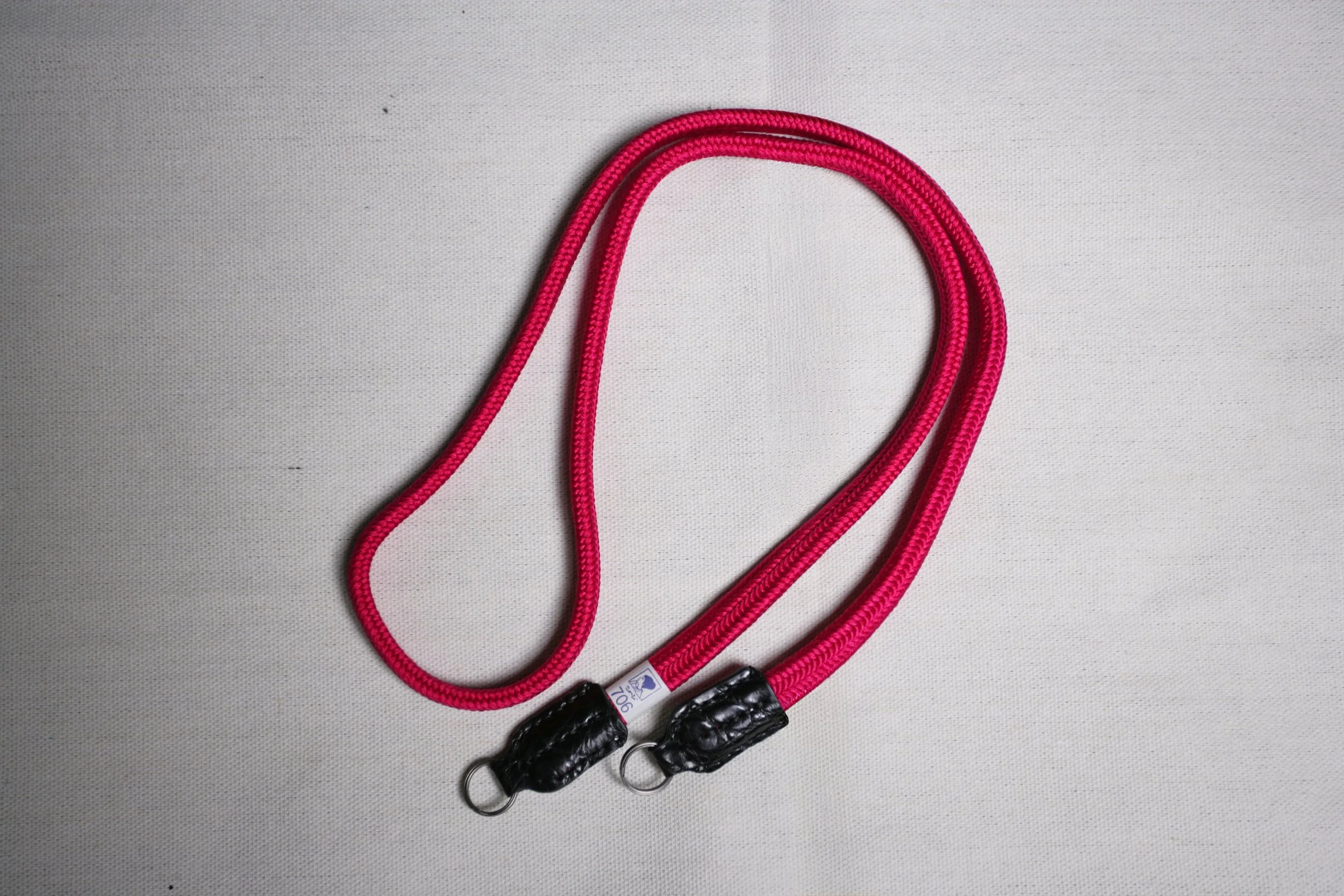 Vintage Silk Kumihimo Neck Strap RED