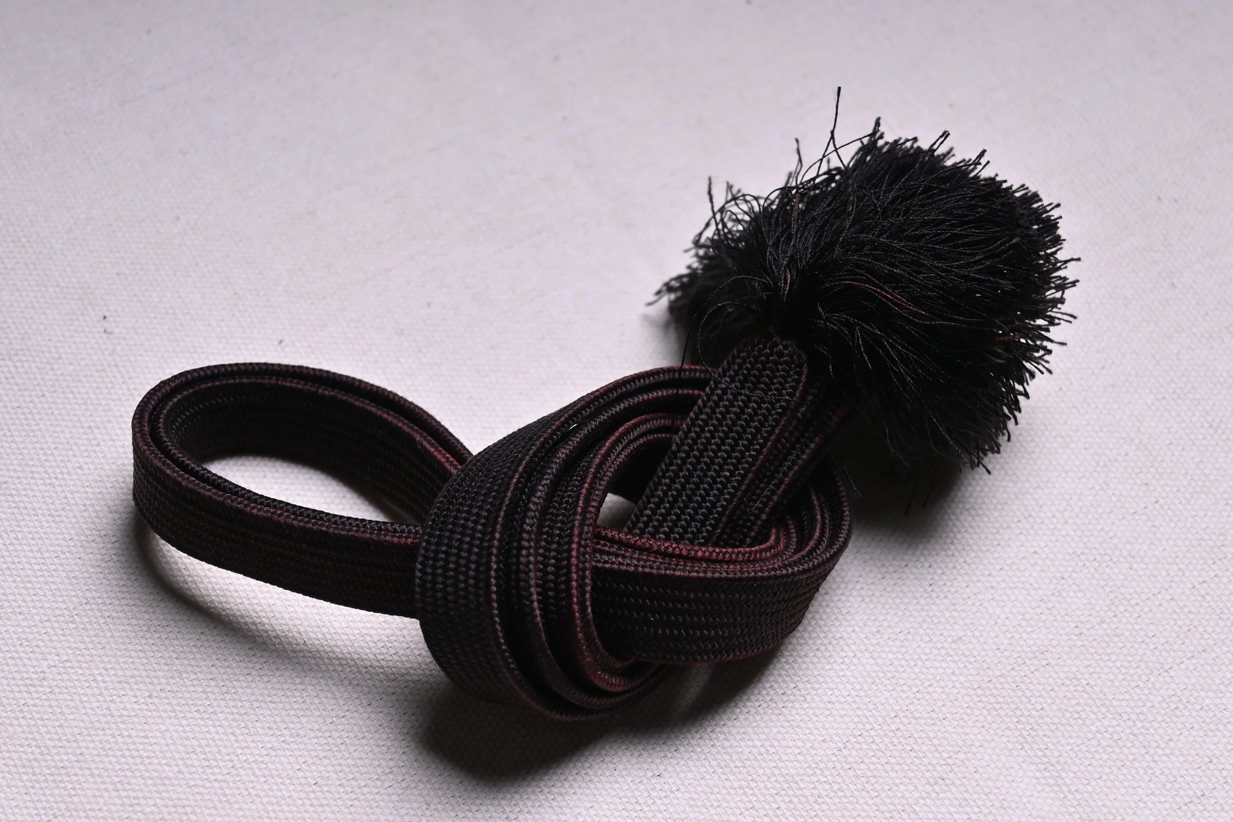 [CUSTOM] Vintage Kumihimo Silk Burgundy Brown