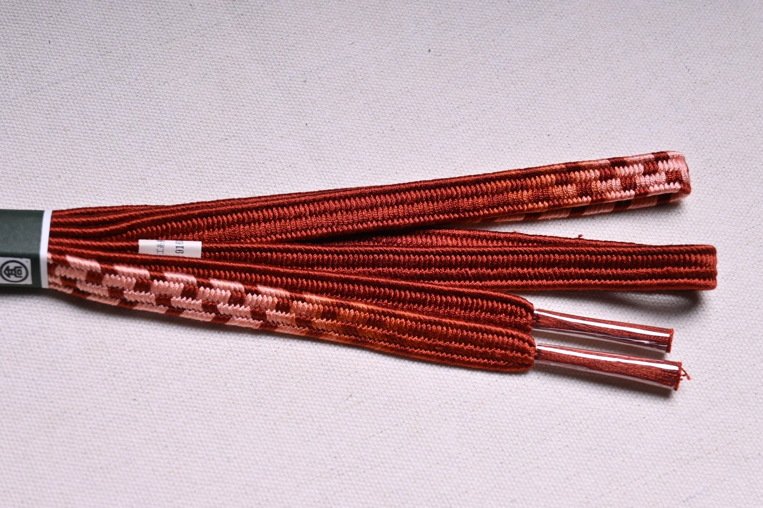 [CUSTOM] Vintage Kumihimo Silk Amber White