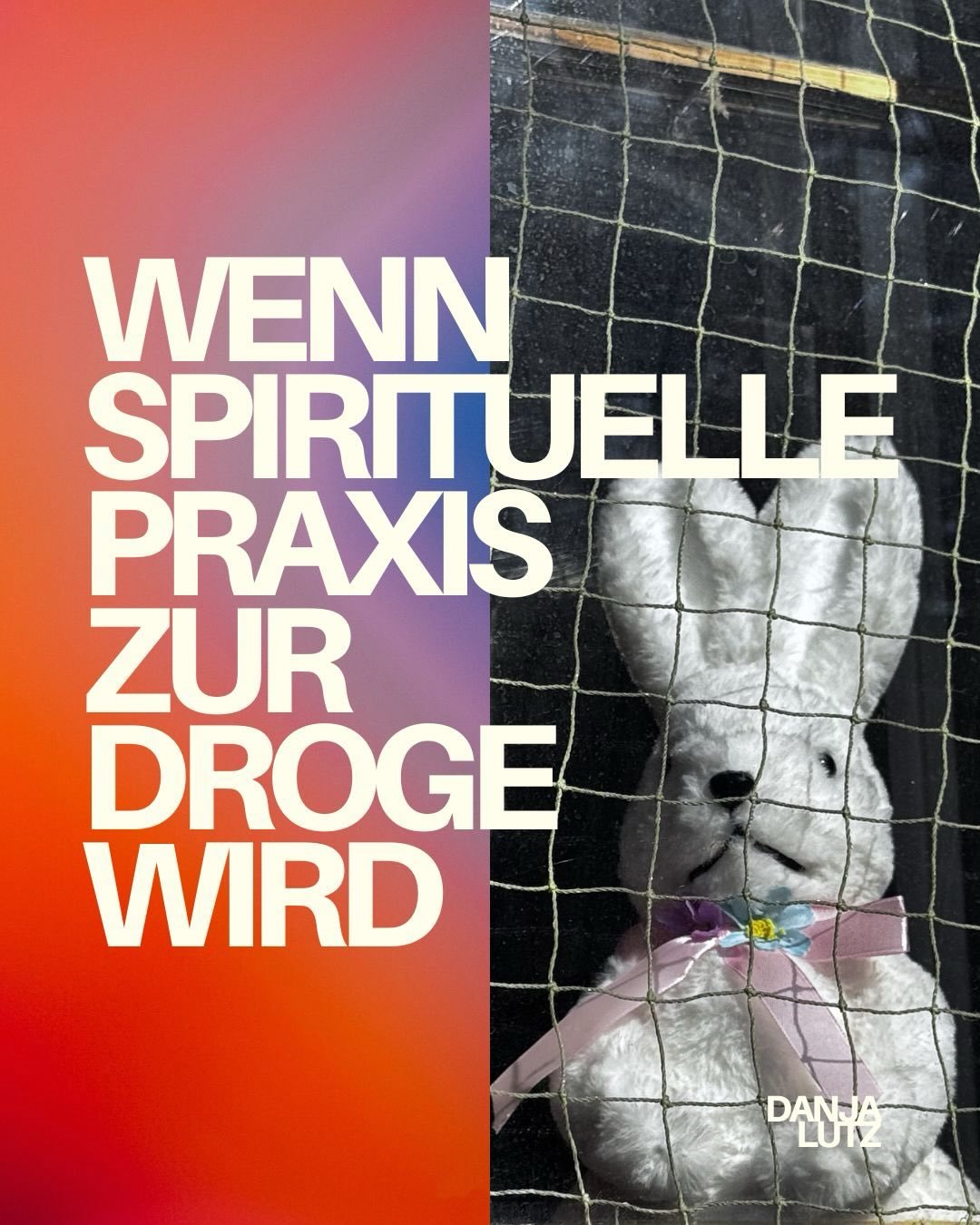 Lass uns einen ehrlichen Blick wagen, ob unsere Praxis Elemente beinhaltet, die zur Erhaltung unseres Leidens beitragen.

Wo nutzt du Praxis, um Teile deines Erlebens/dich selbst zu unterdr&uuml;cken?

Liebe 

Danja 

.
.
SPIRITUALIT&Auml;T 
TANTRA Y