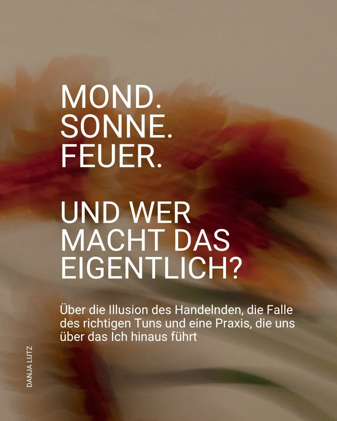 Wenn du nicht mehr die Tuende bist, wird die Praxis zu deiner Liebhaberin. Was bleibt ist Verschmelzung. Versprochen 😎

Mehr dazu im Text ➡️ h&uuml;pf r&uuml;ber auf Substack

&Uuml;brigens: Die Didaktik von Mond - Sonne - Feuer wurde von meinem lan