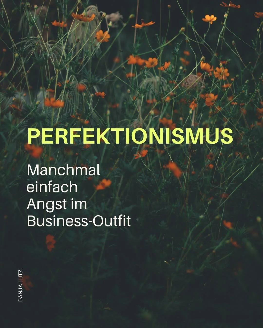 Perfektionismus ist nicht dasselbe wie Professionalit&auml;t.
Du darfst deine Arbeit lieben, ohne daran kaputt zu gehen.

Wenn aus Aufmerksamkeit Kontrolle wird
und aus Engagement Getriebenheit
ist es Zeit hinzuschauen. 

Was glaubst du als LehrerIn 