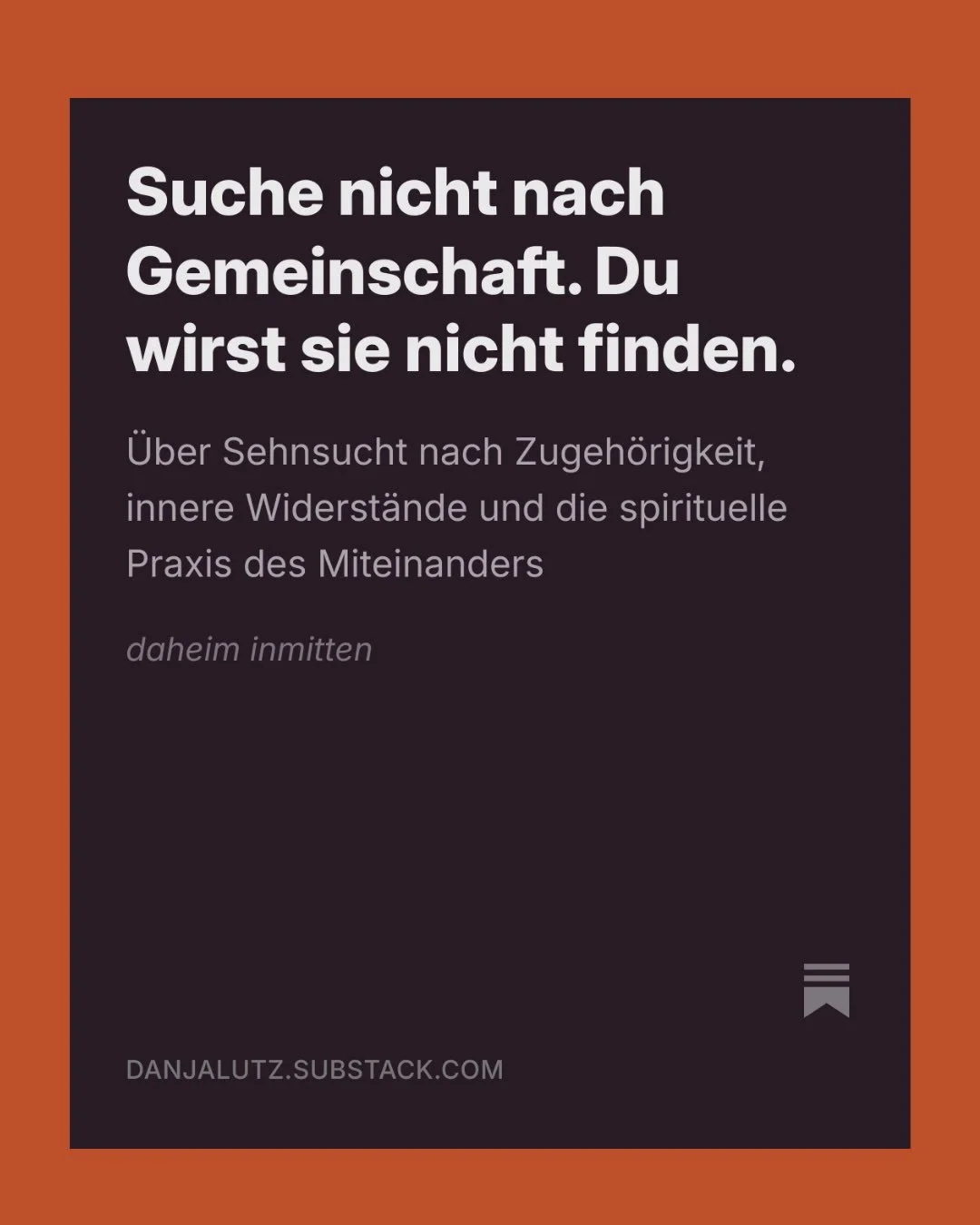 Ein Thema, bei dem wir in den Kreisen oft Schmunzeln m&uuml;ssen. Weil es fast jeder kennt: Da ist eine Sehnsucht nach Gemeinschaft. Zugeh&ouml;rigkeit zu f&uuml;hlen. Und gleichzeitig eine Zur&uuml;ckhaltung sich wirklich zu zeigen. 

Gemeinschaft d