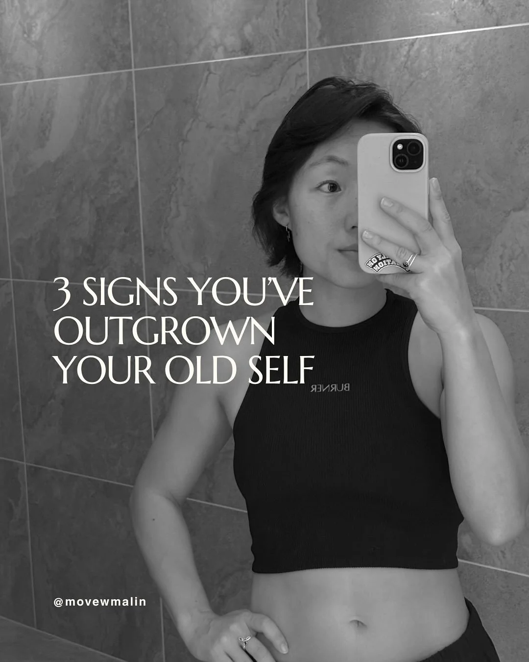 Are you feeling uncomfortable where you used to feel comfortable? These are 3 signs that you&rsquo;ve started to outgrow your old self 🔮💫

&mdash;
To grow and evolve is a good thing. It&rsquo;s not asking for &ldquo;too much&rdquo; or &ldquo;being 