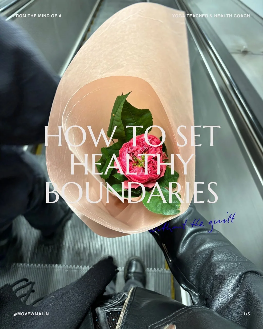 How do you set boundaries without feeling like you&rsquo;re letting people down? By knowing your needs and putting yourself first.

It&rsquo;s not selfish, it&rsquo;s giving back. By living more authentically you&rsquo;re sharing more kindness, clari